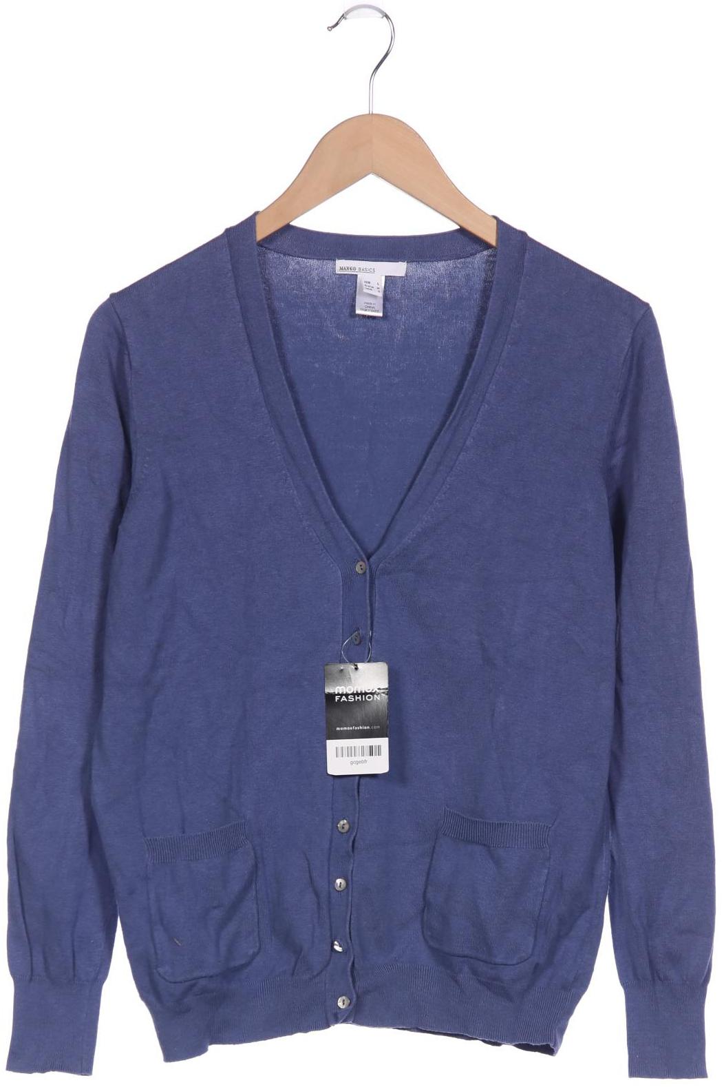 

Mango Damen Strickjacke, blau, Gr. 42