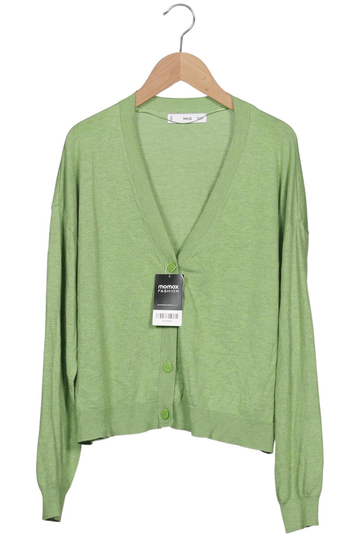 

Mango Damen Strickjacke, hellgrün, Gr. 36