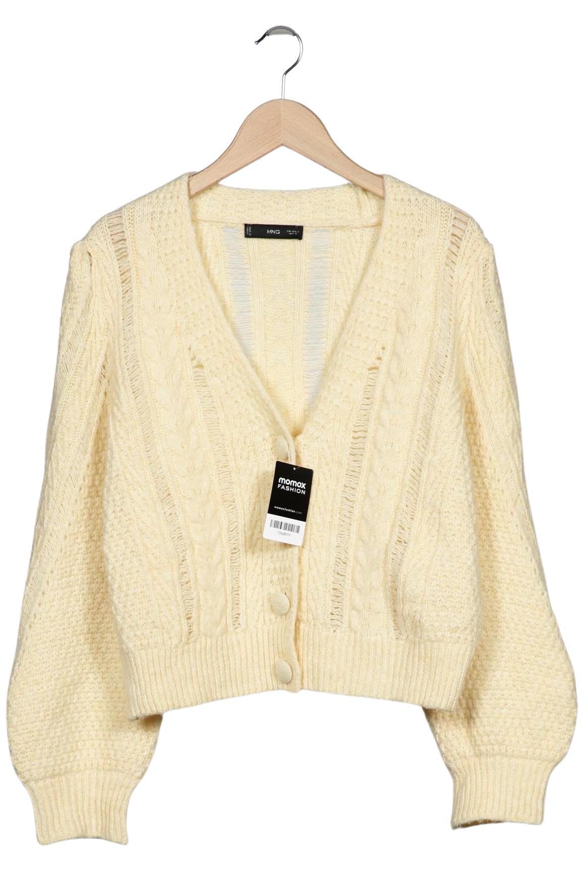 

Mango Damen Strickjacke, cremeweiß, Gr. 42