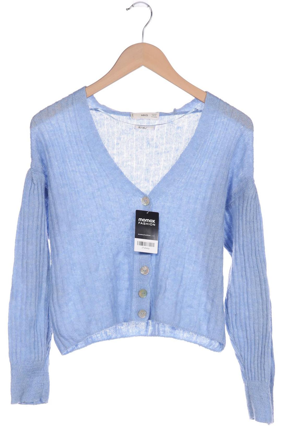 

Mango Damen Strickjacke, blau, Gr. 36