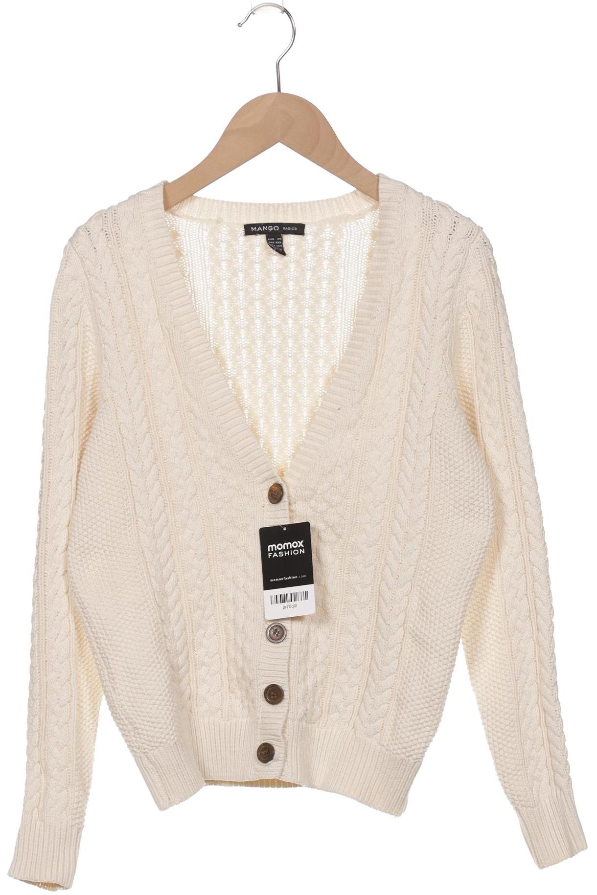 

Mango Damen Strickjacke, cremeweiß, Gr. 34