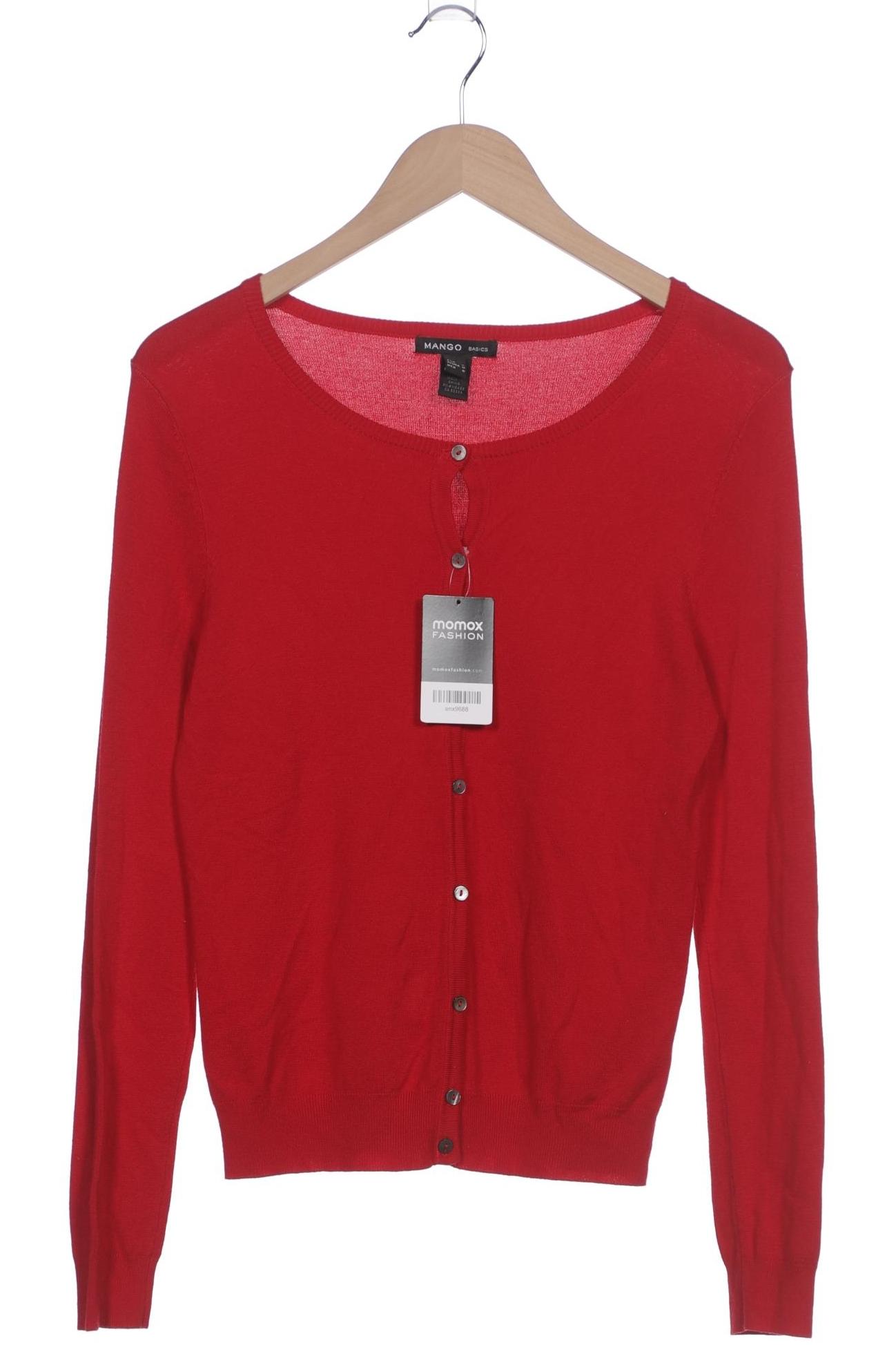 

Mango Damen Strickjacke, rot, Gr. 42
