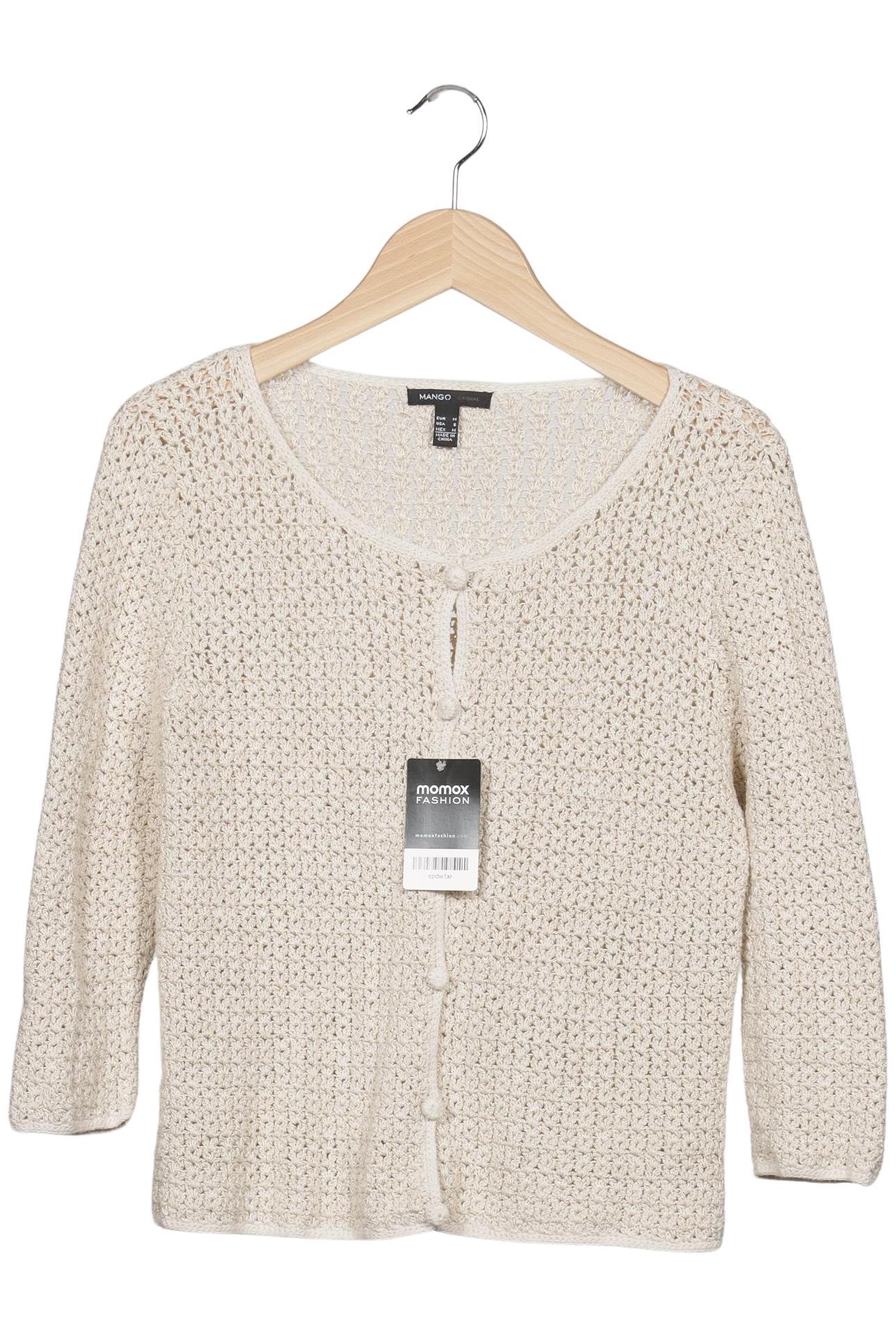 

Mango Damen Strickjacke, beige, Gr. 38