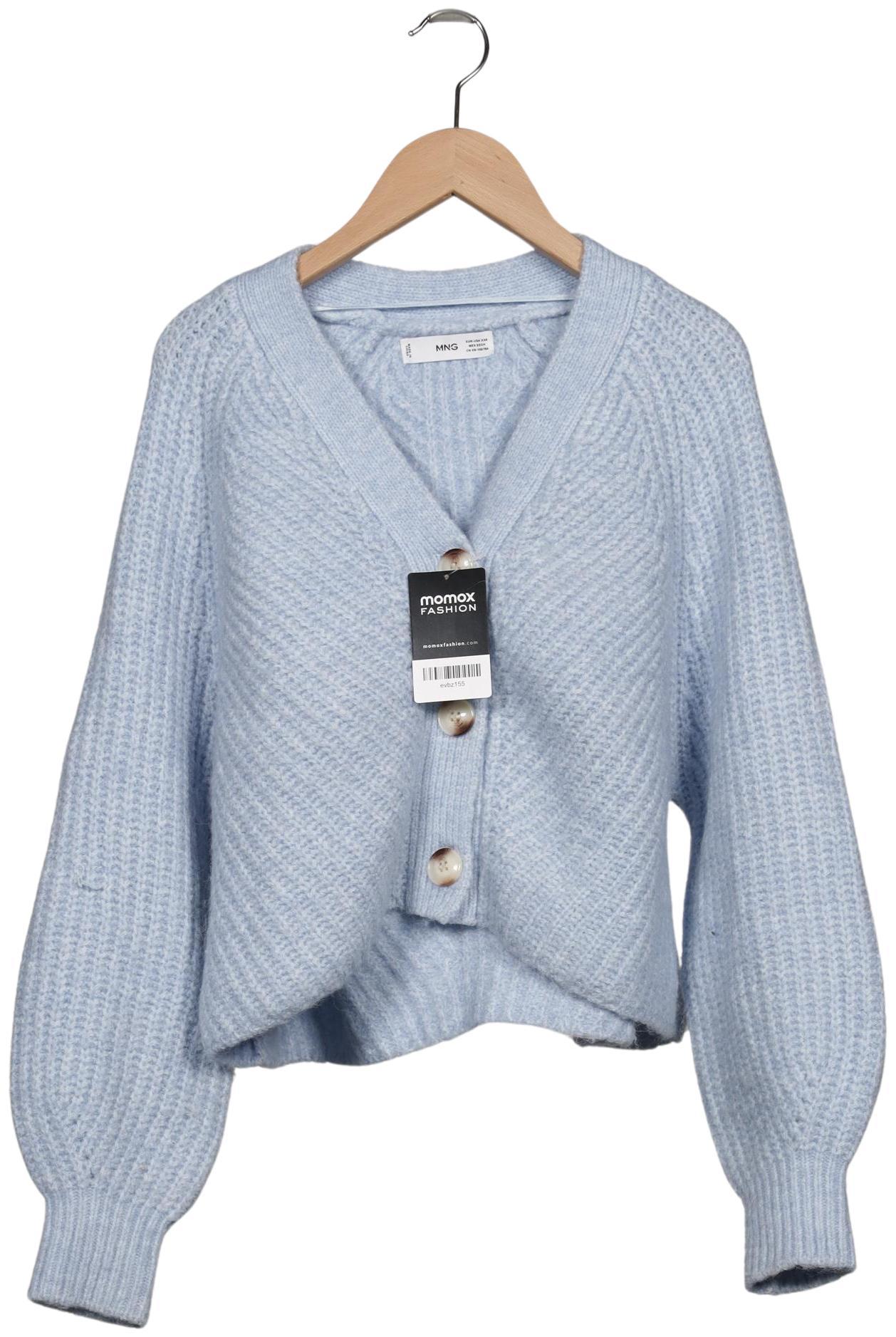 

Mango Damen Strickjacke, hellblau, Gr. 32