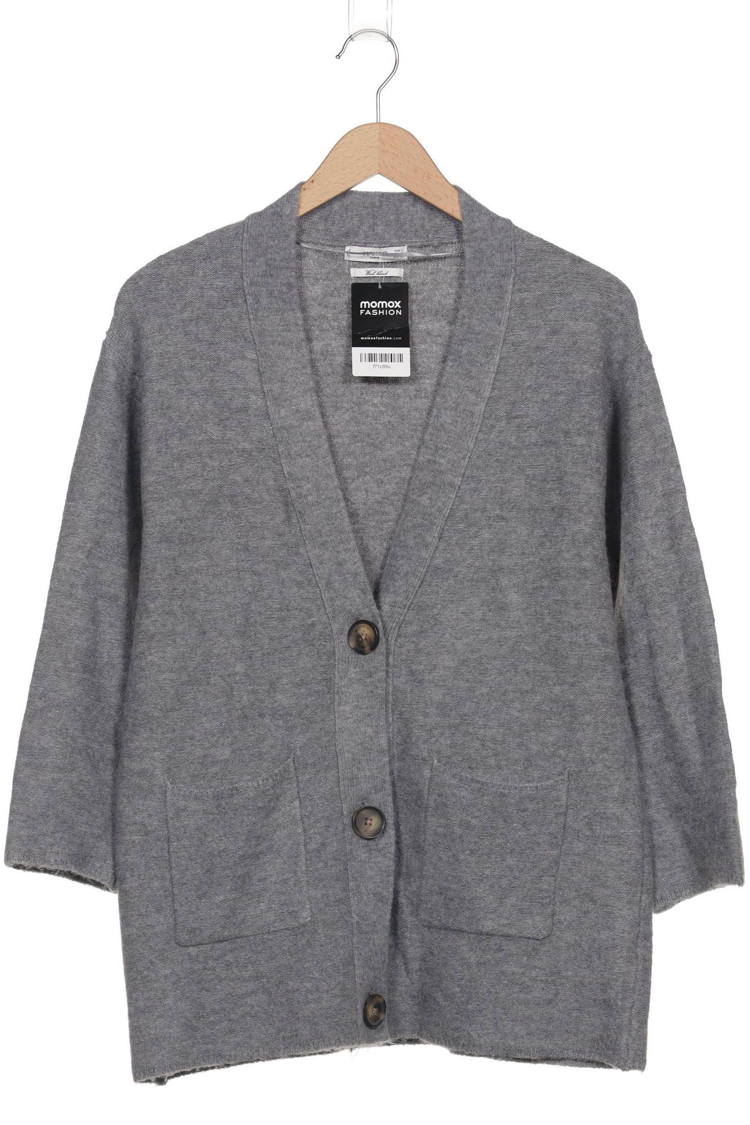

Mango Damen Strickjacke, grau, Gr. 36