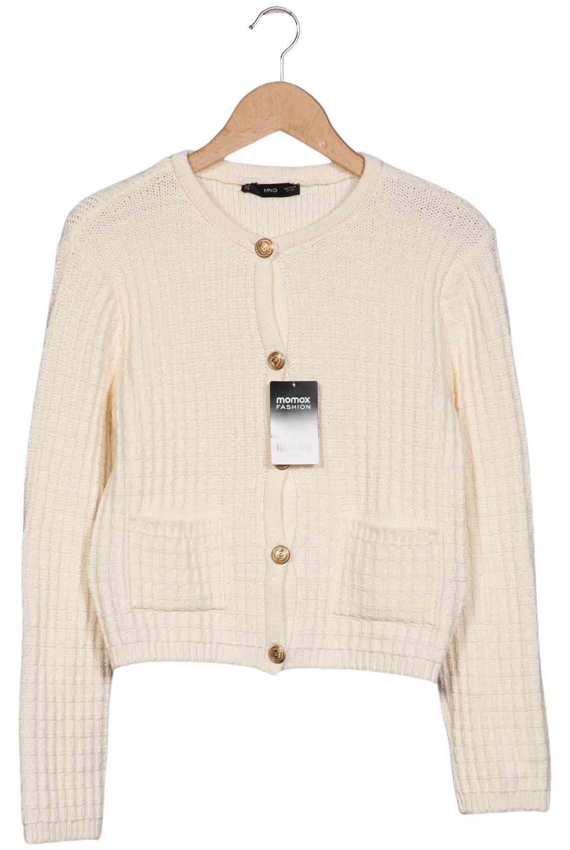 

Mango Damen Strickjacke, cremeweiß, Gr. 38