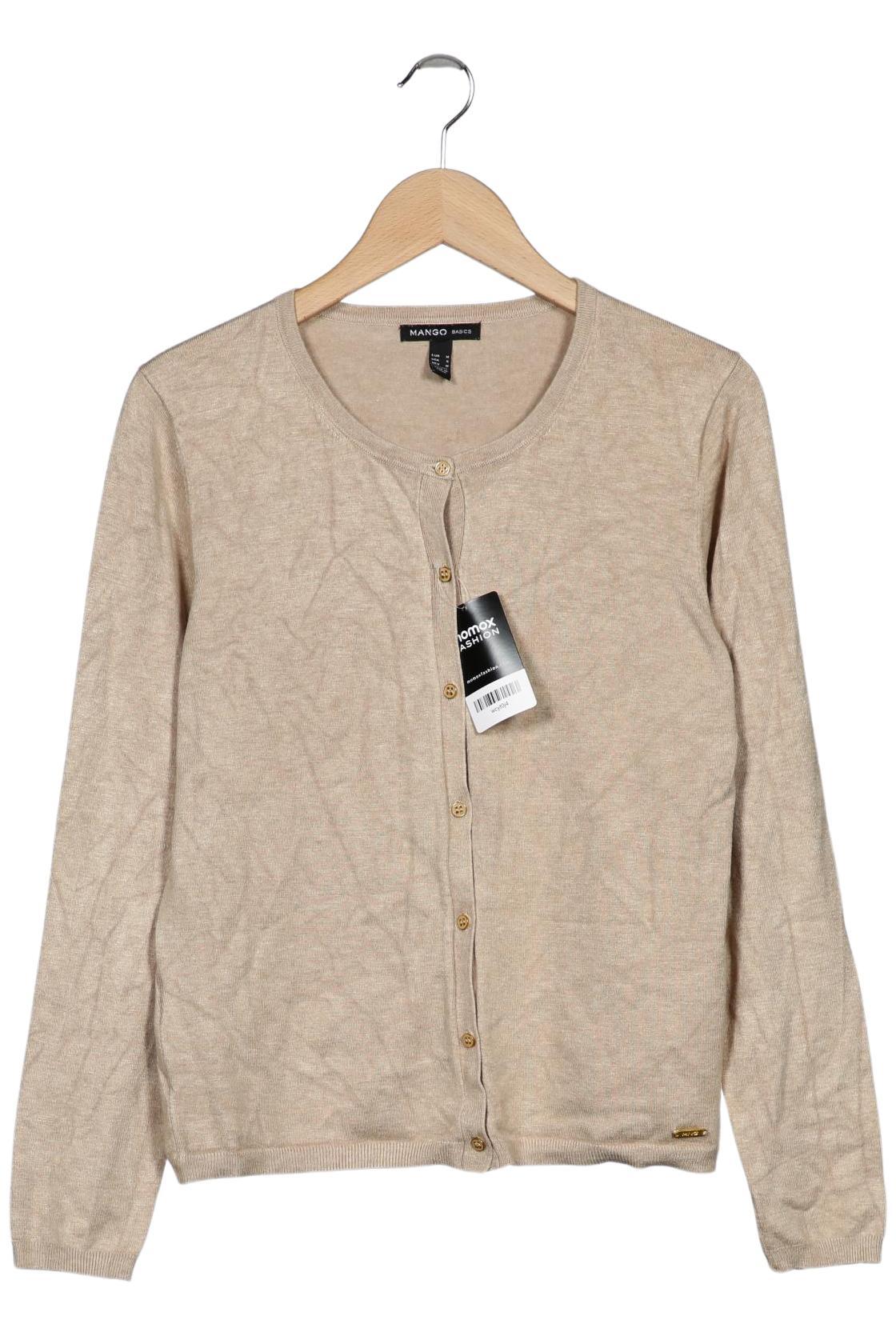 

Mango Damen Strickjacke, beige, Gr. 38