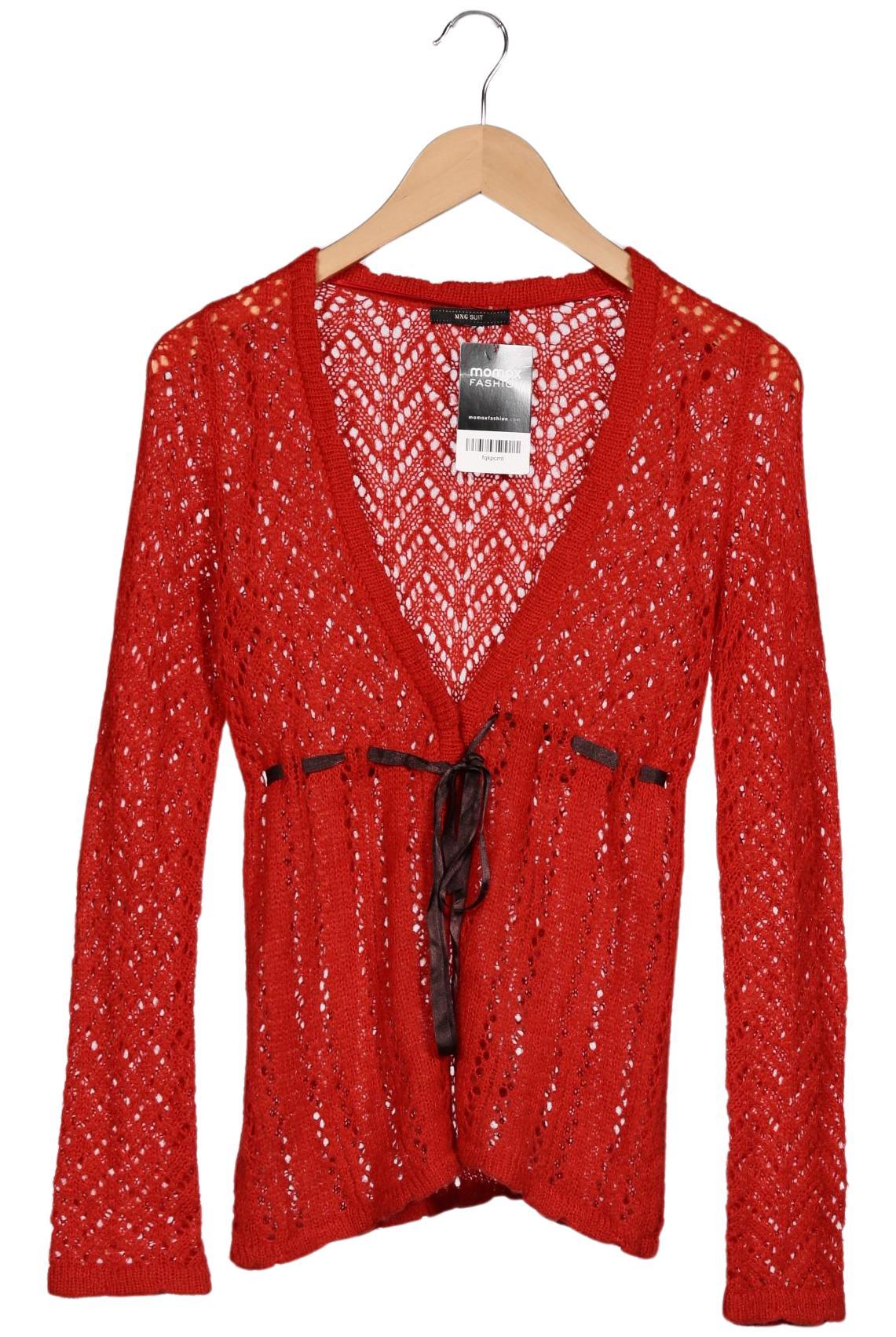 

Mango Damen Strickjacke, rot, Gr. 34