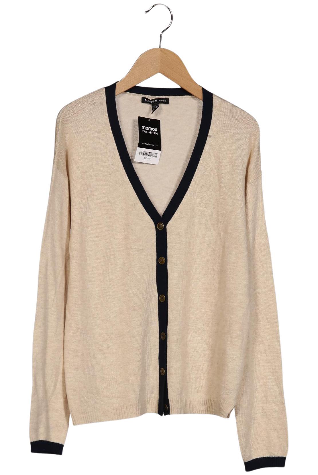 

Mango Damen Strickjacke, beige, Gr. 38