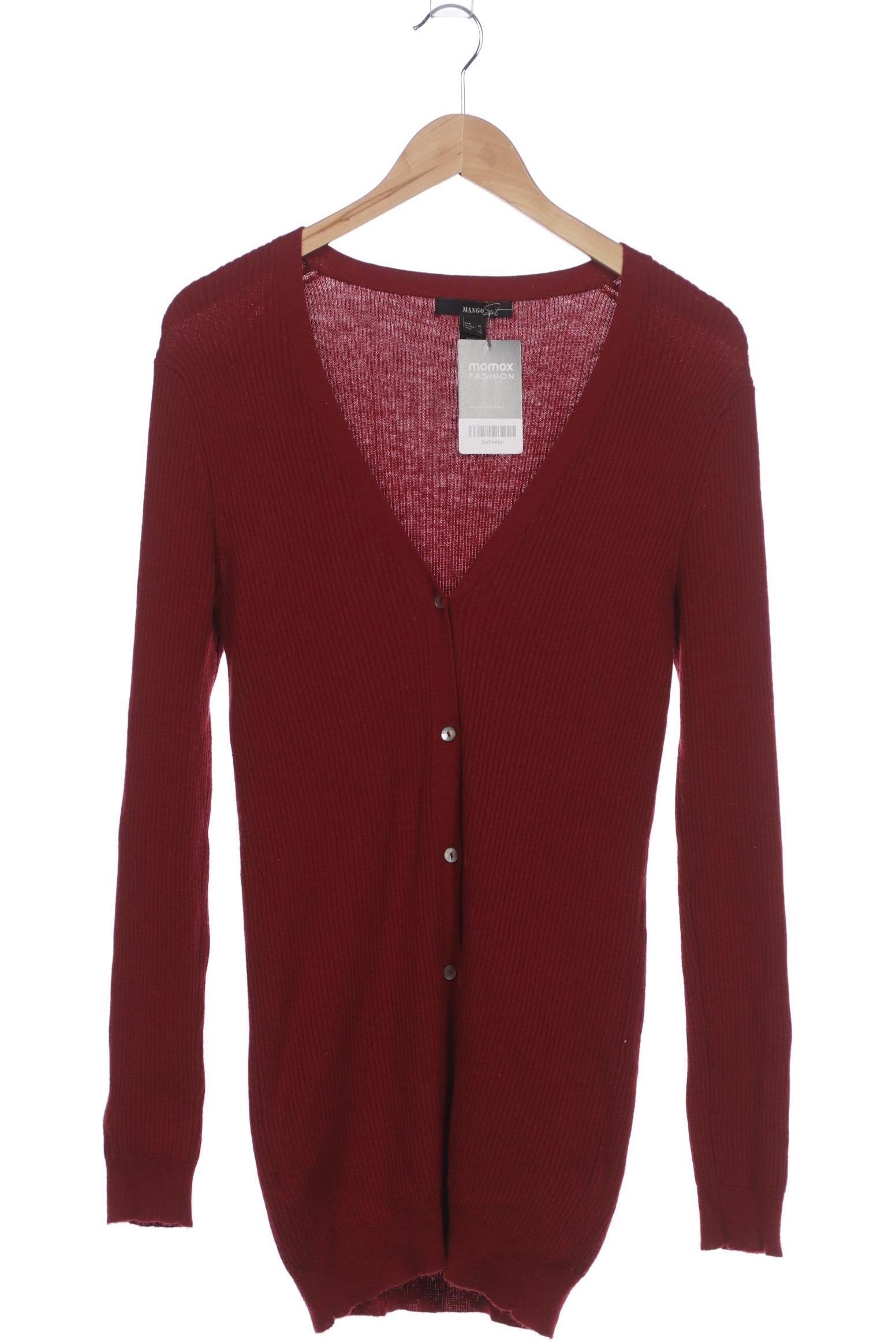 

Mango Damen Strickjacke, bordeaux, Gr. 44