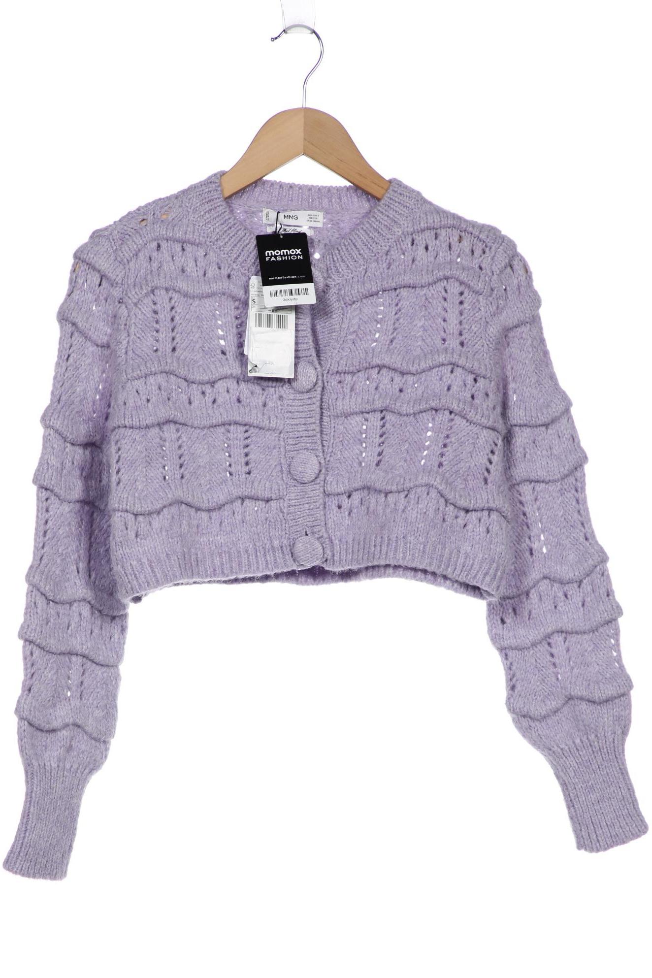 

Mango Damen Strickjacke, flieder, Gr. 36