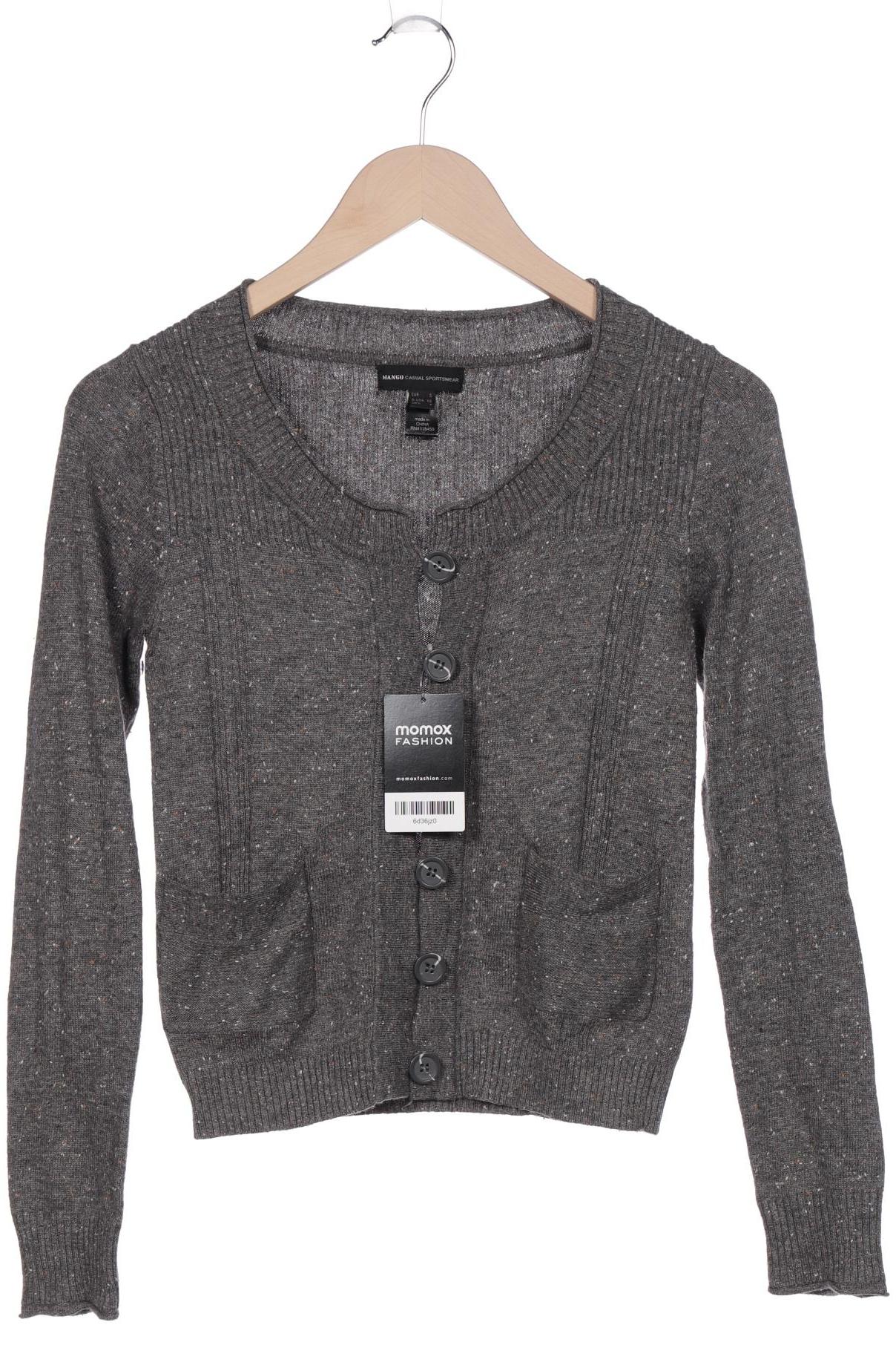 

Mango Damen Strickjacke, grau, Gr. 34