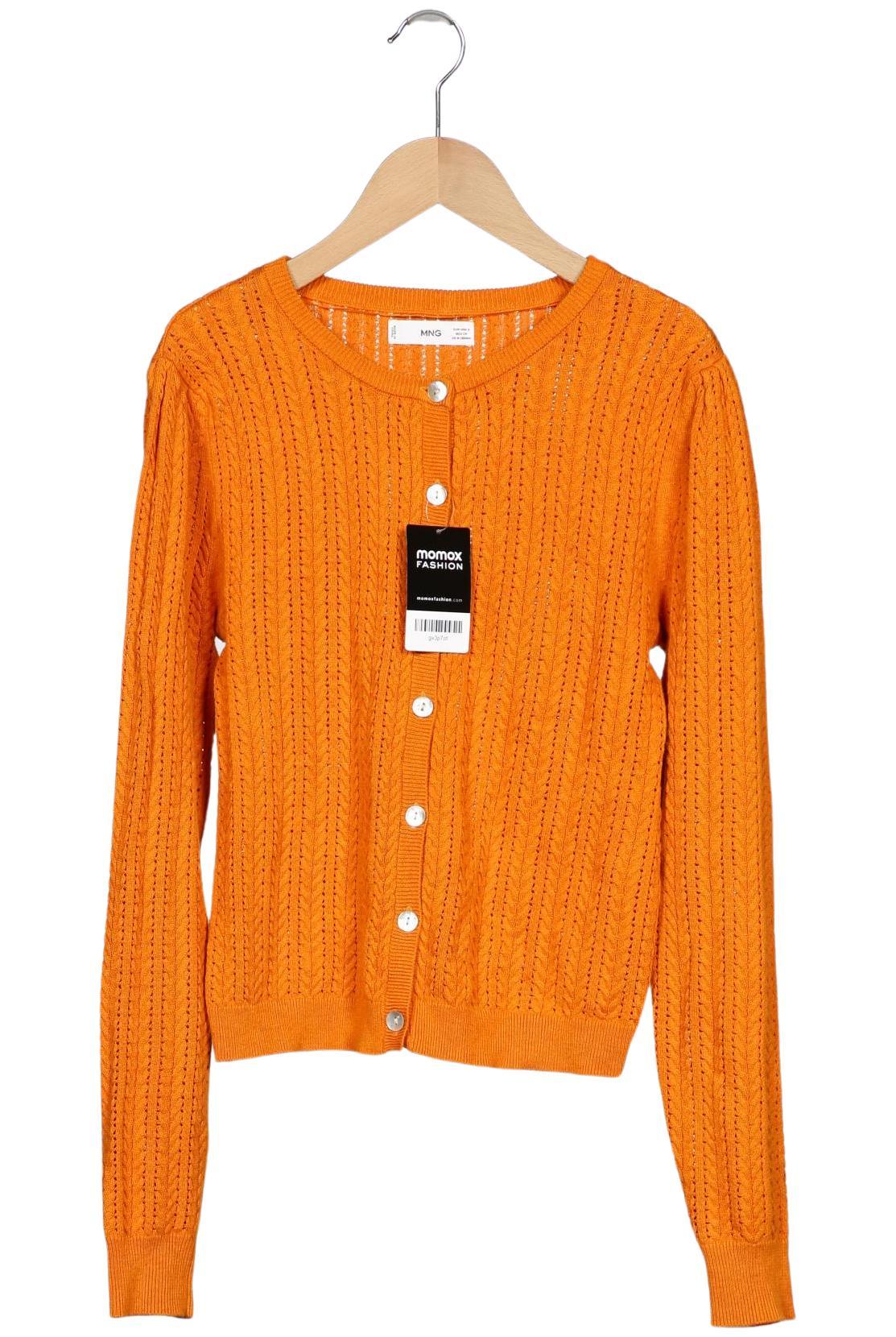 

Mango Damen Strickjacke, orange, Gr. 36