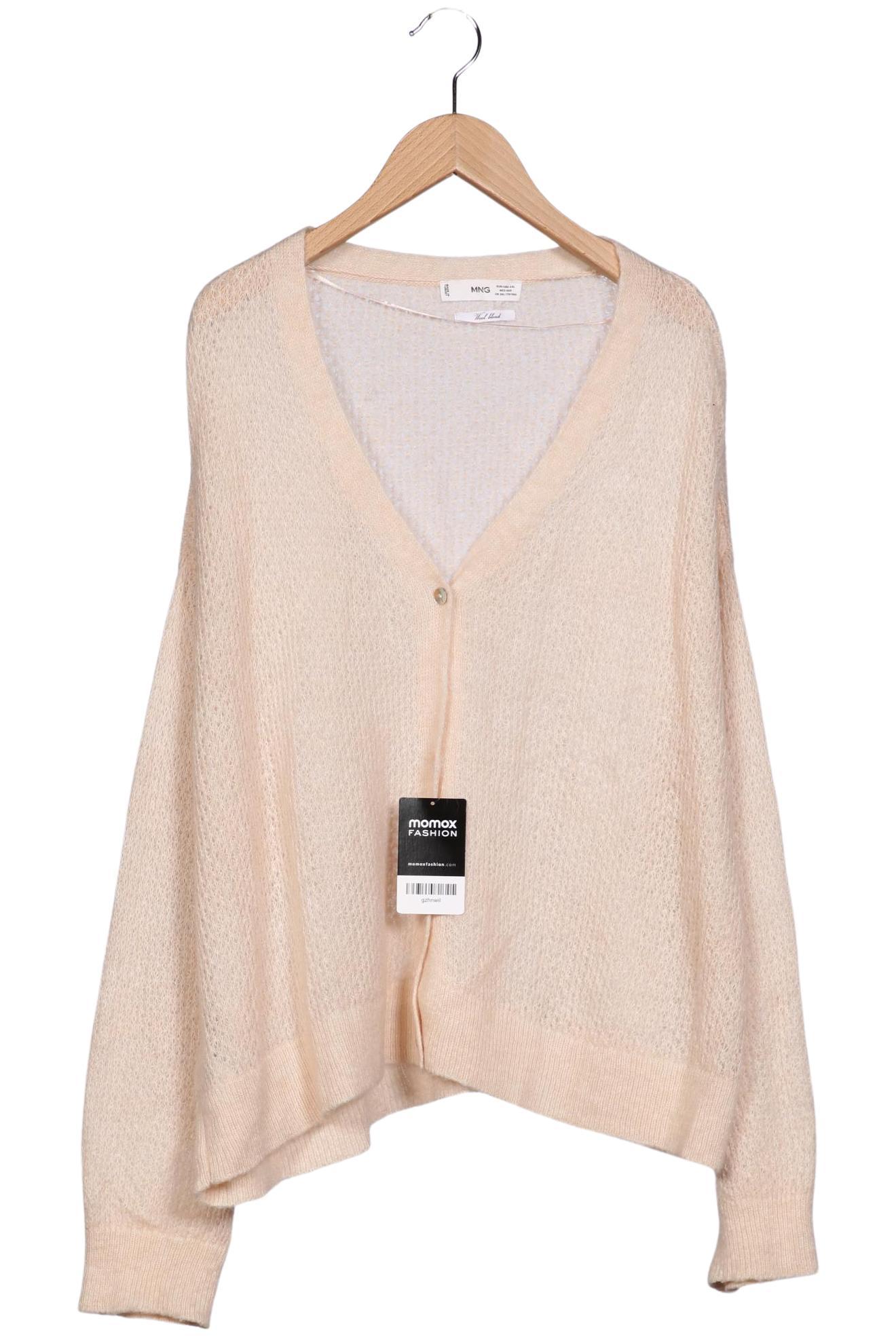 

Mango Damen Strickjacke, beige, Gr. 46