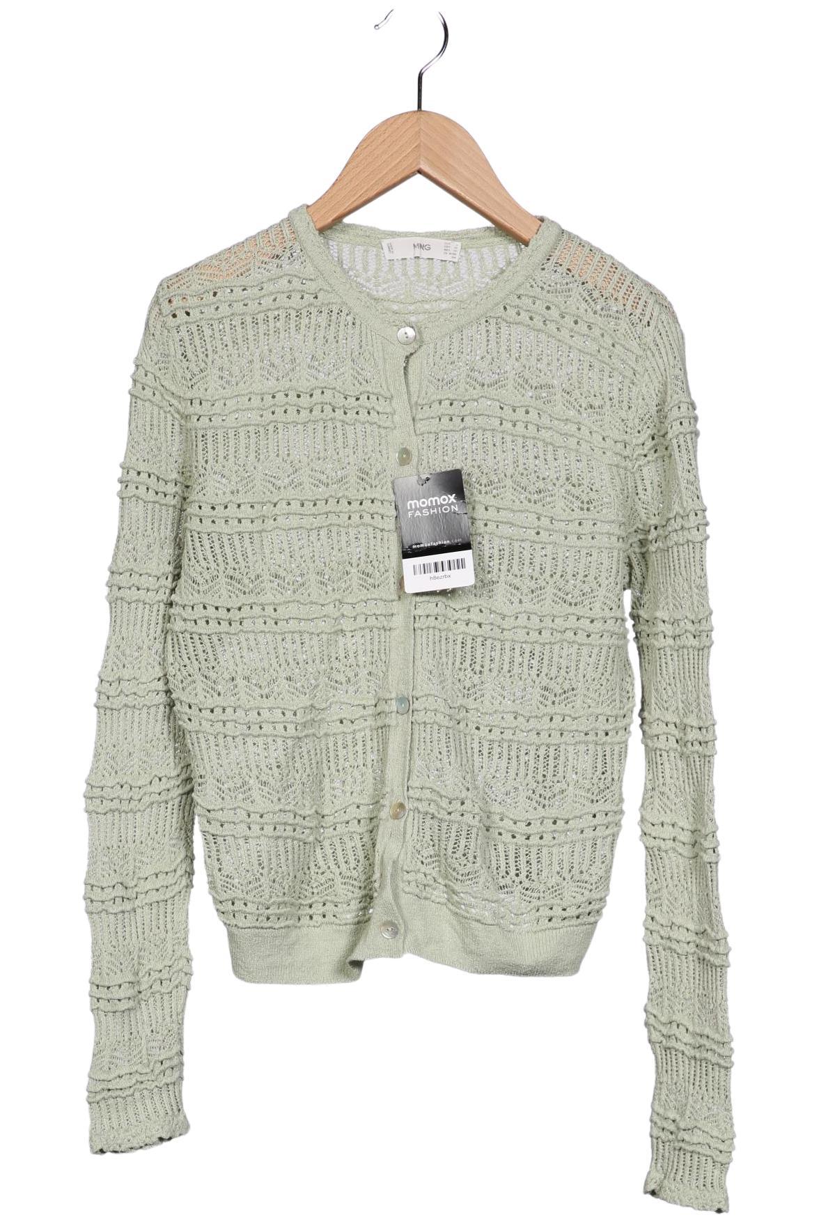 

Mango Damen Strickjacke, hellgrün, Gr. 36