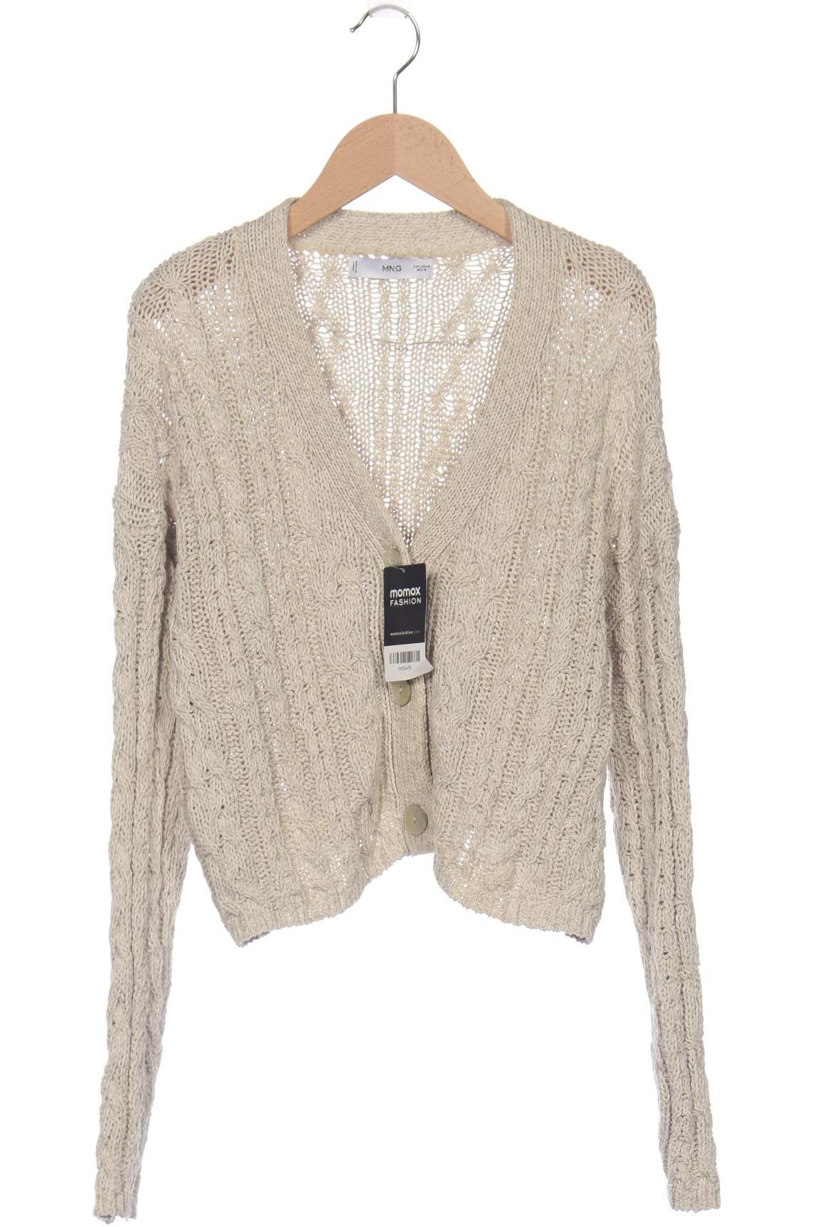 

Mango Damen Strickjacke, beige, Gr. 38