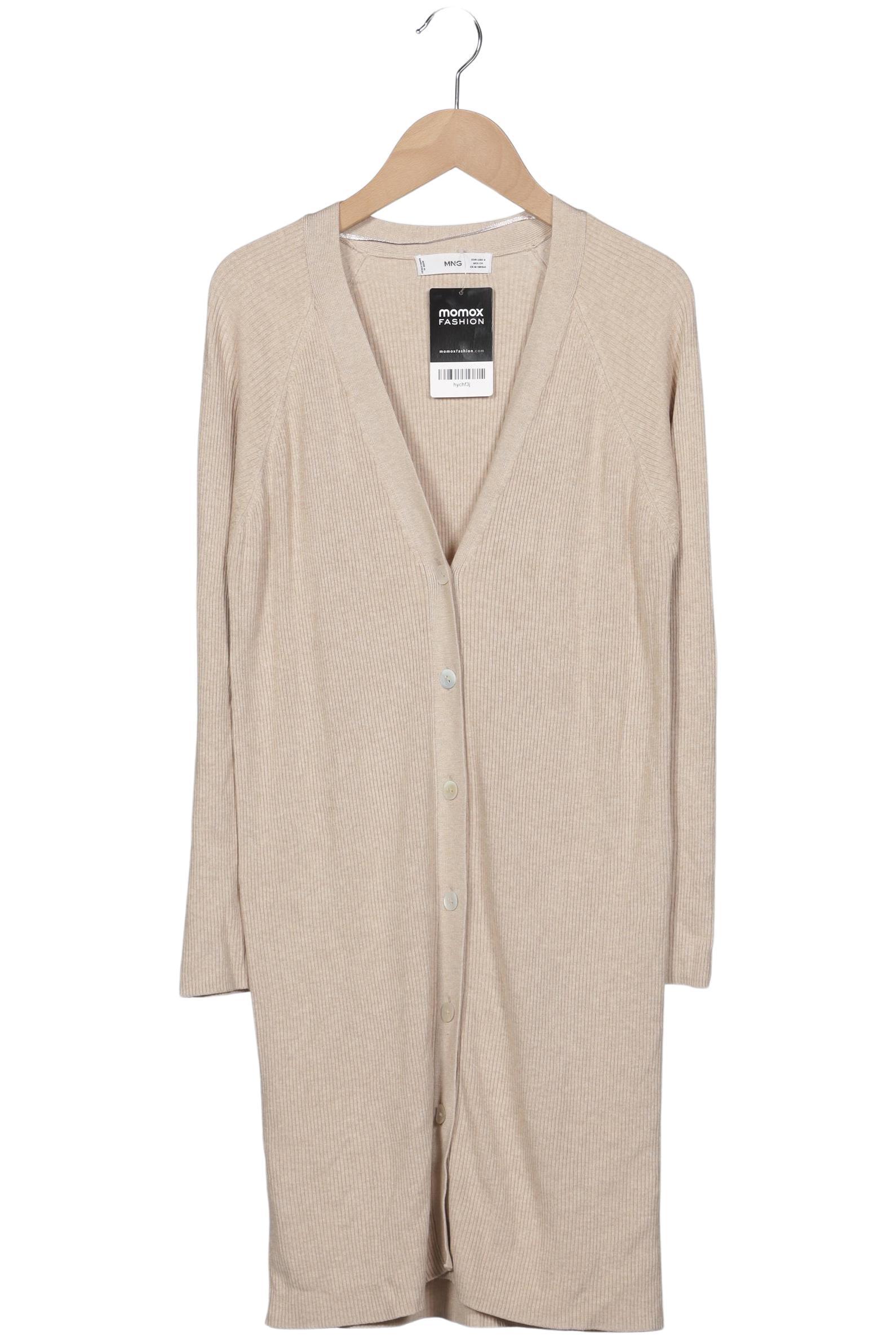

Mango Damen Strickjacke, beige, Gr. 36