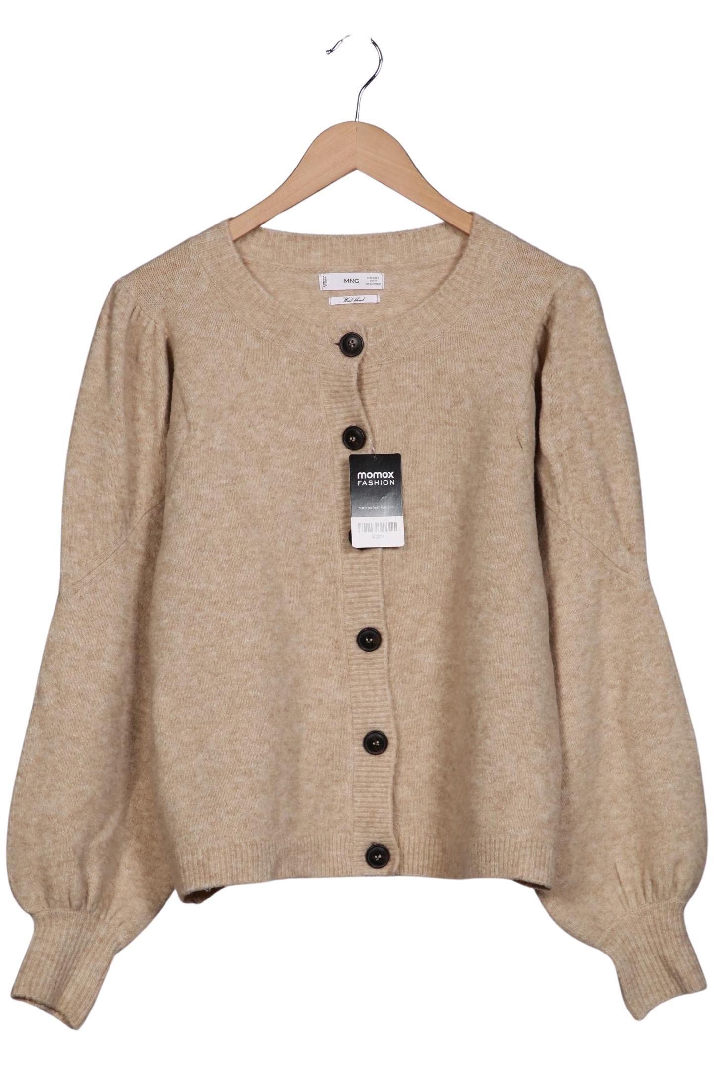 

Mango Damen Strickjacke, beige, Gr. 42