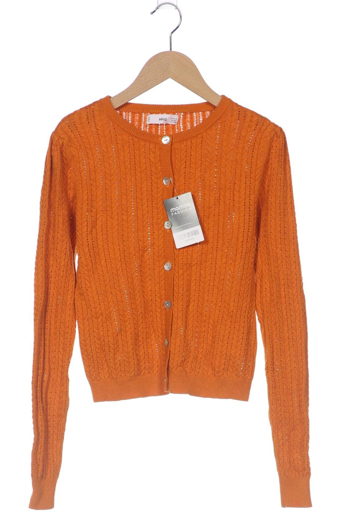 

Mango Damen Strickjacke, orange, Gr. 34