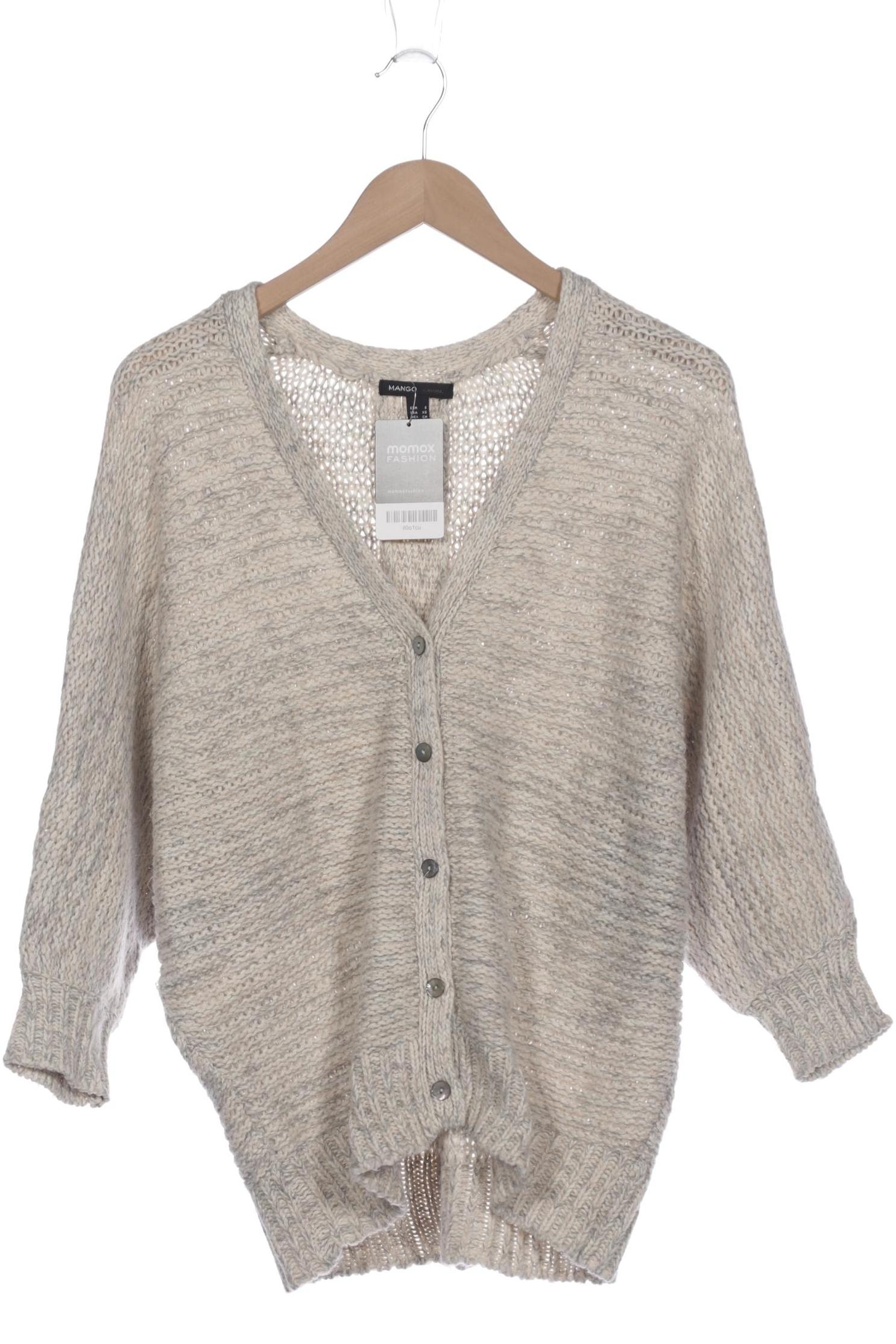 

Mango Damen Strickjacke, grau, Gr. 36