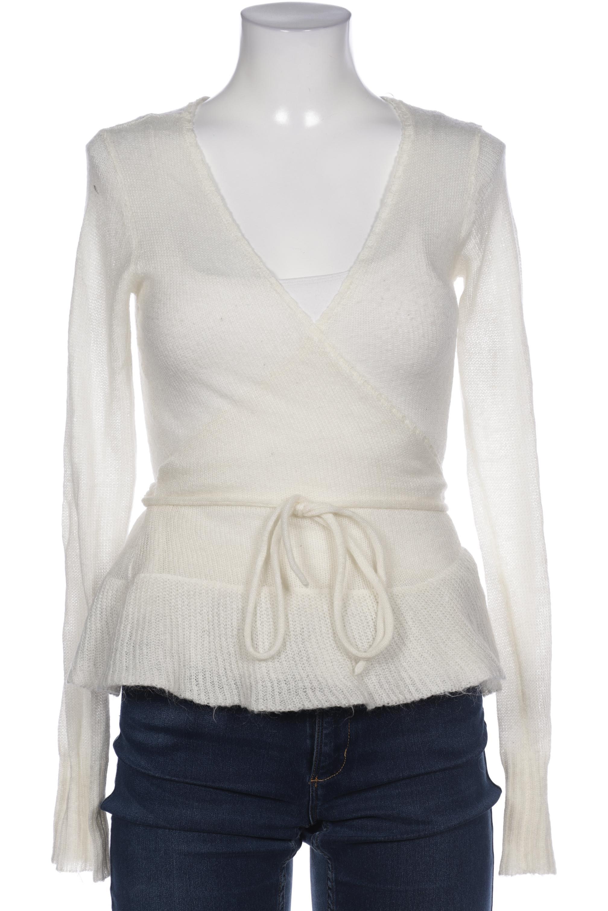 

Mango Damen Strickjacke, weiß, Gr. 42