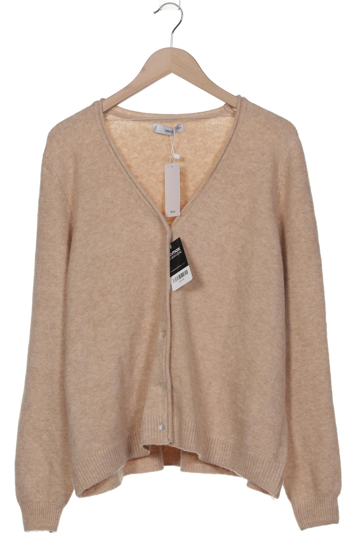 

Mango Damen Strickjacke, beige, Gr. 48