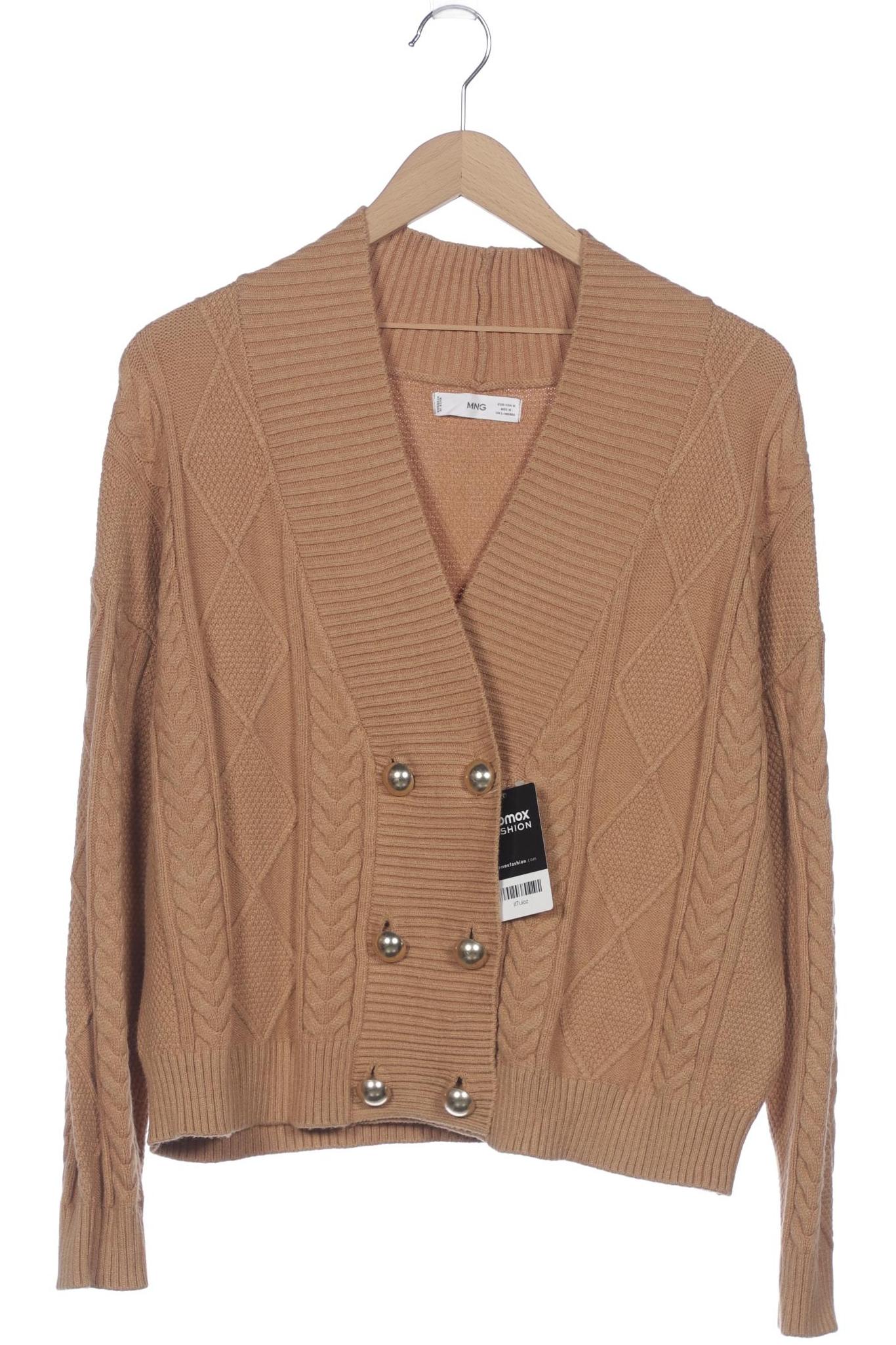 

Mango Damen Strickjacke, beige, Gr. 38