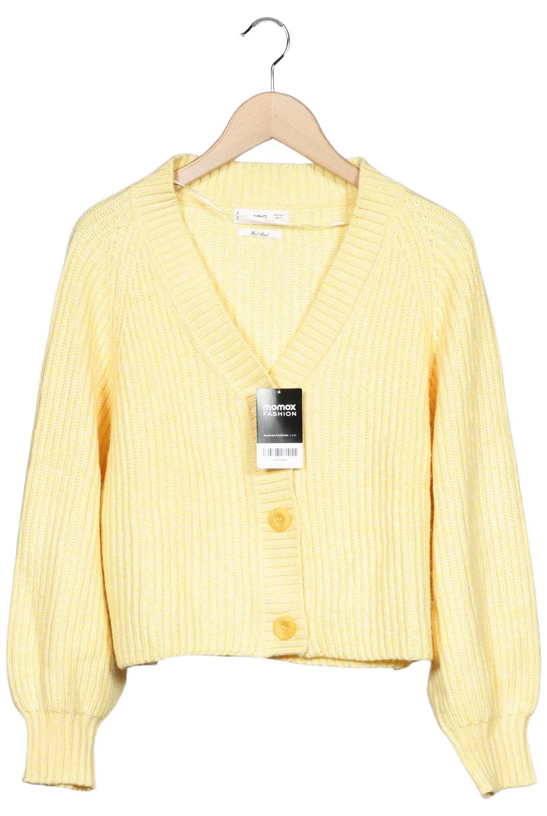

Mango Damen Strickjacke, gelb, Gr. 36