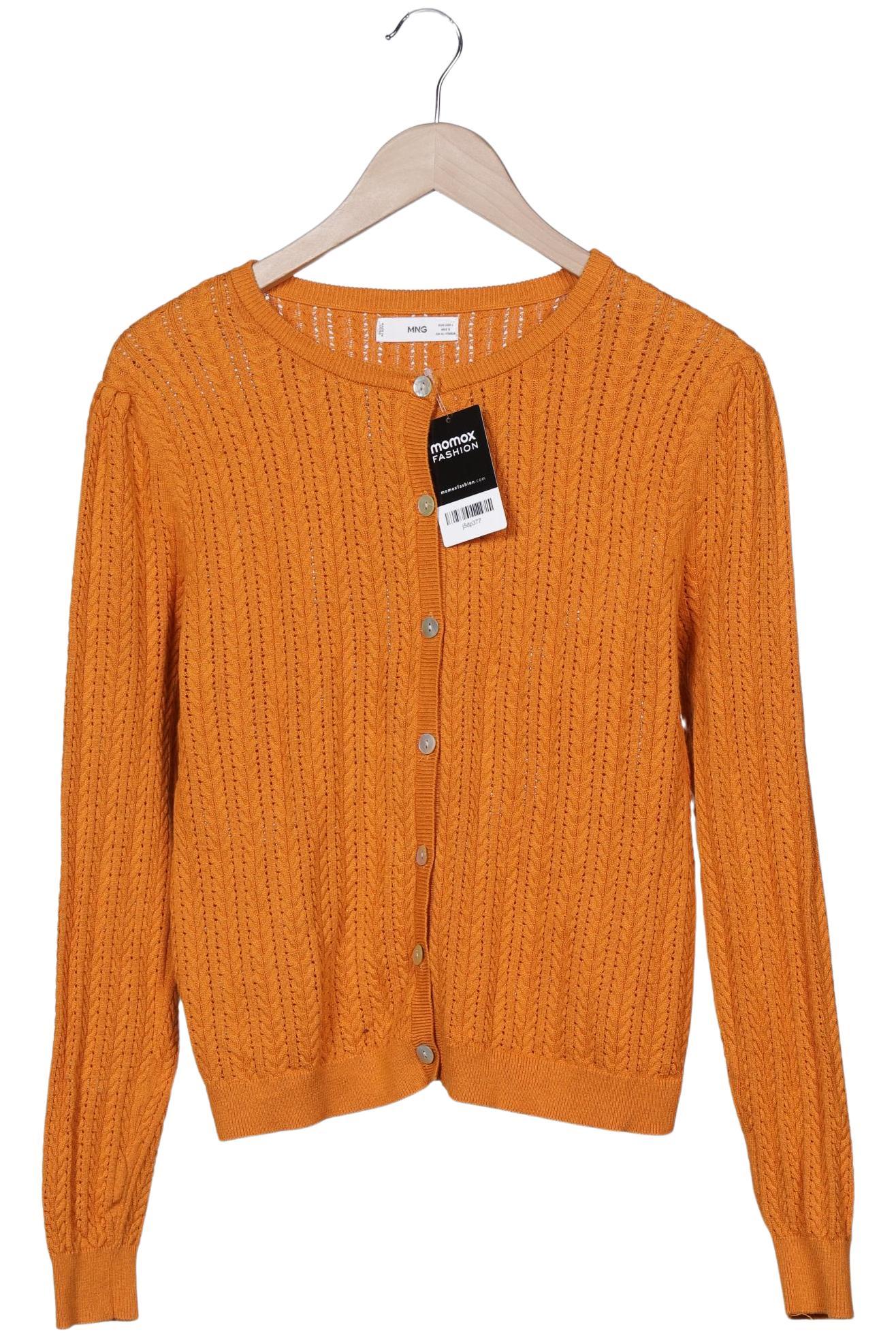

Mango Damen Strickjacke, orange, Gr. 42