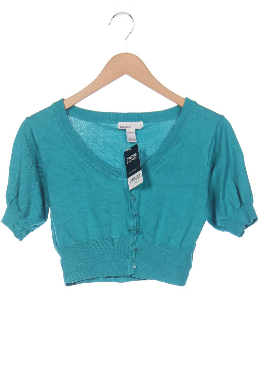 

Mango Damen Strickjacke, blau, Gr. 38