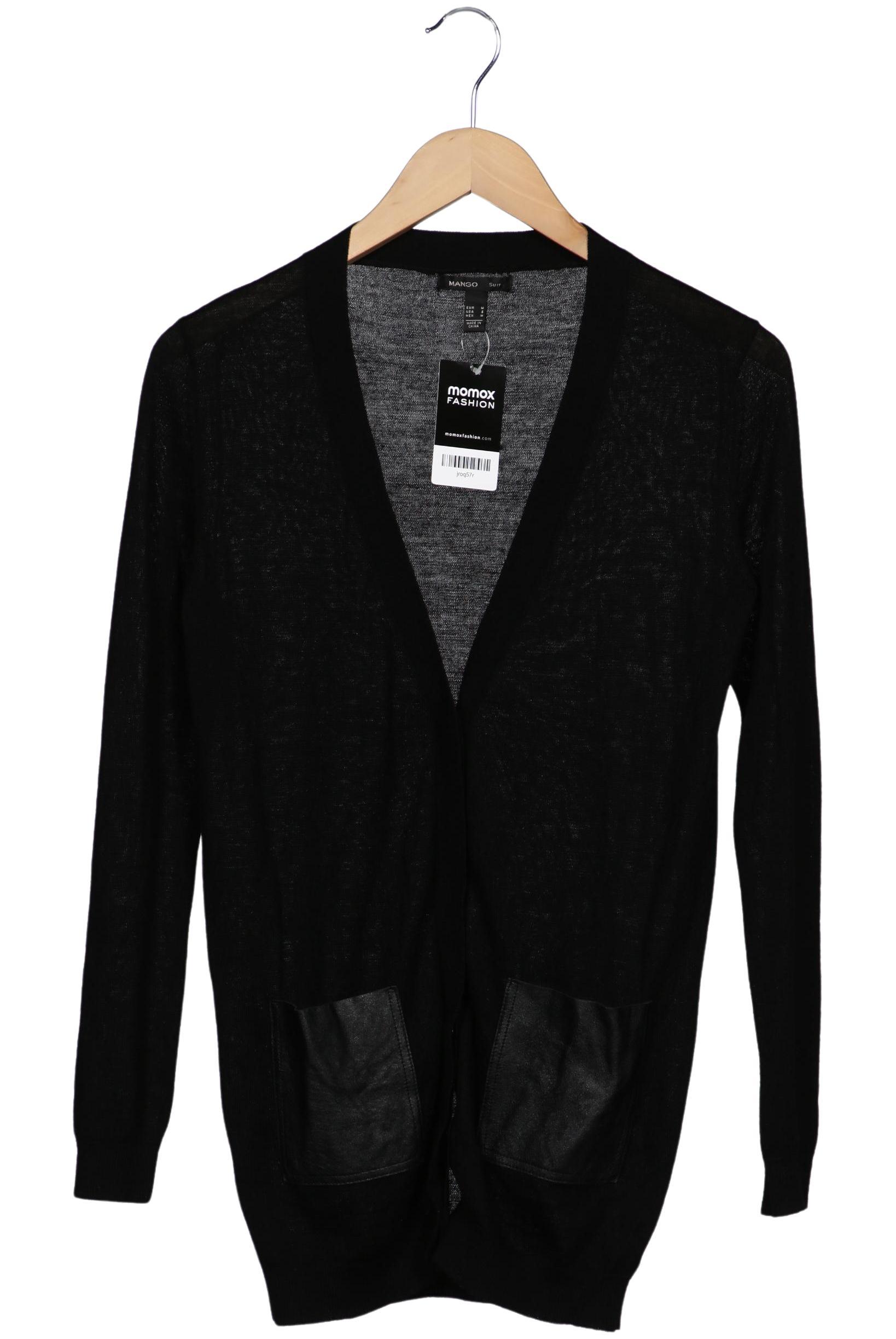 

Mango Damen Strickjacke, schwarz, Gr. 38