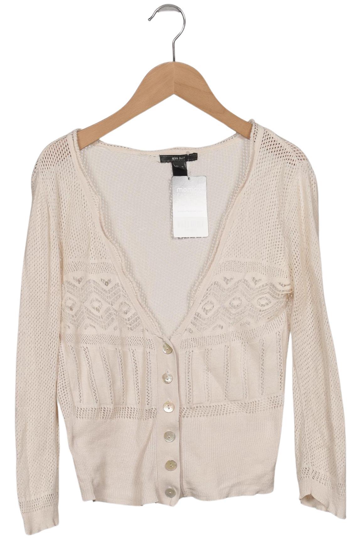 

Mango Damen Strickjacke, cremeweiß, Gr. 38