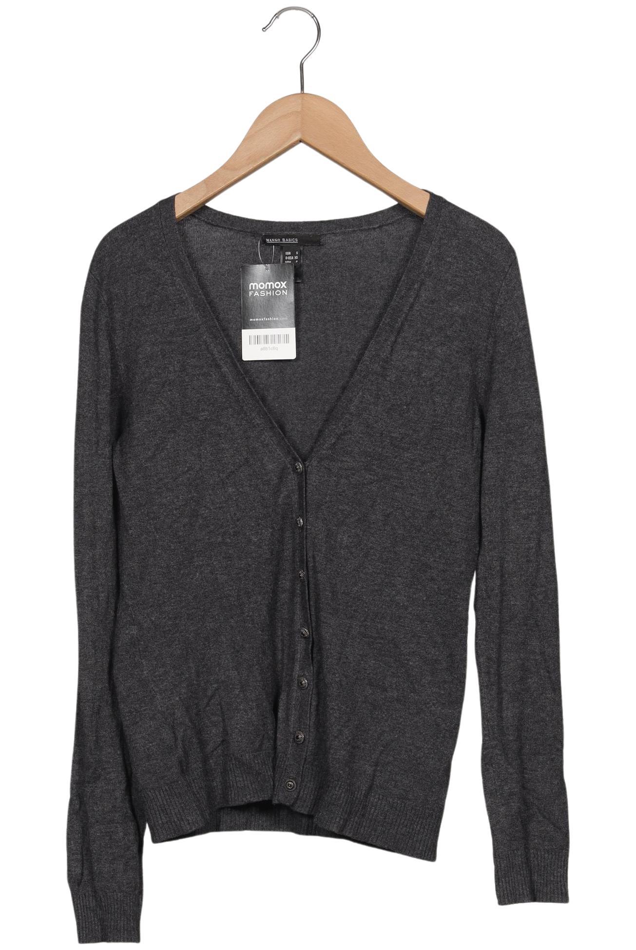 

Mango Damen Strickjacke, grau, Gr. 36