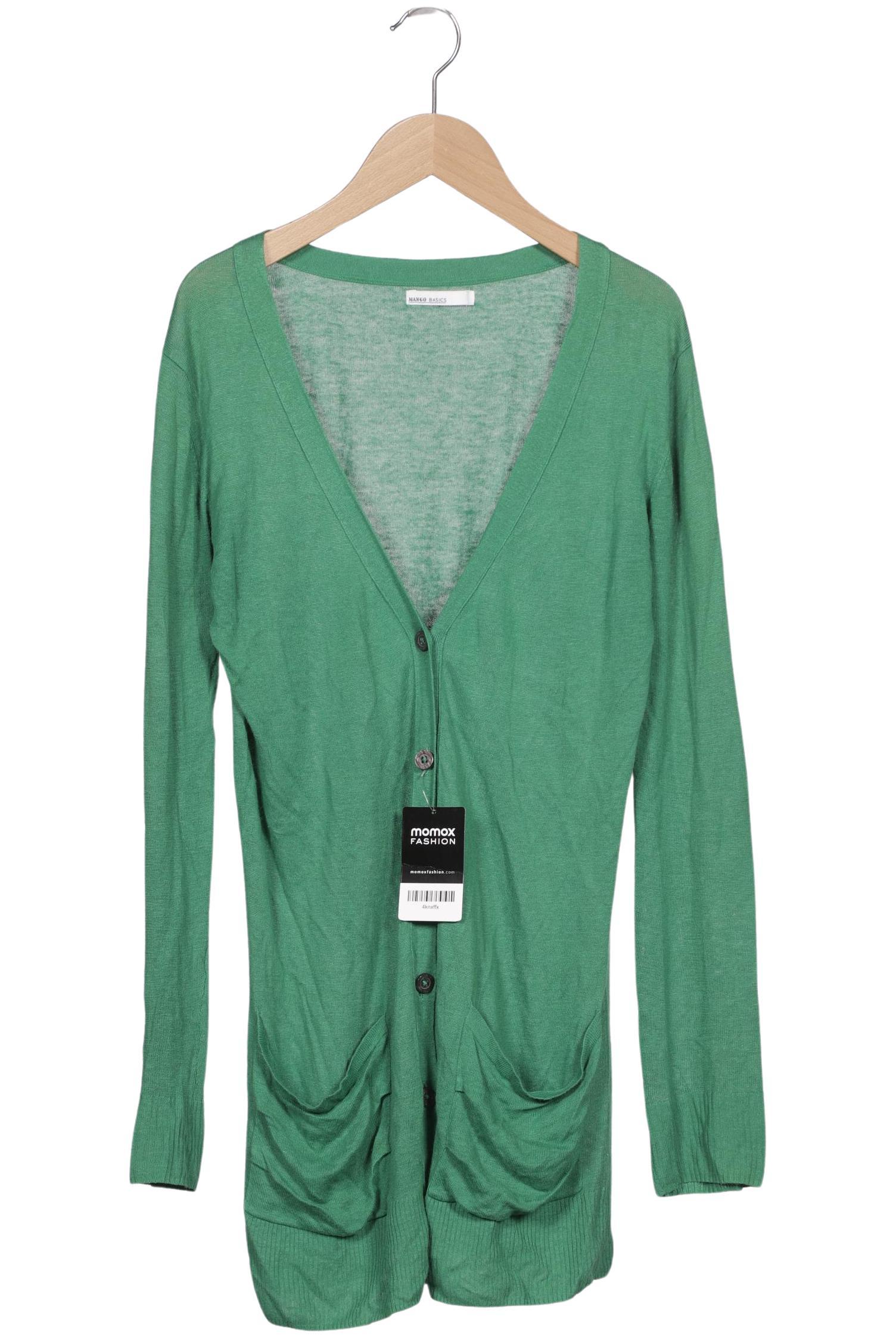 

Mango Damen Strickjacke, grün, Gr. 38