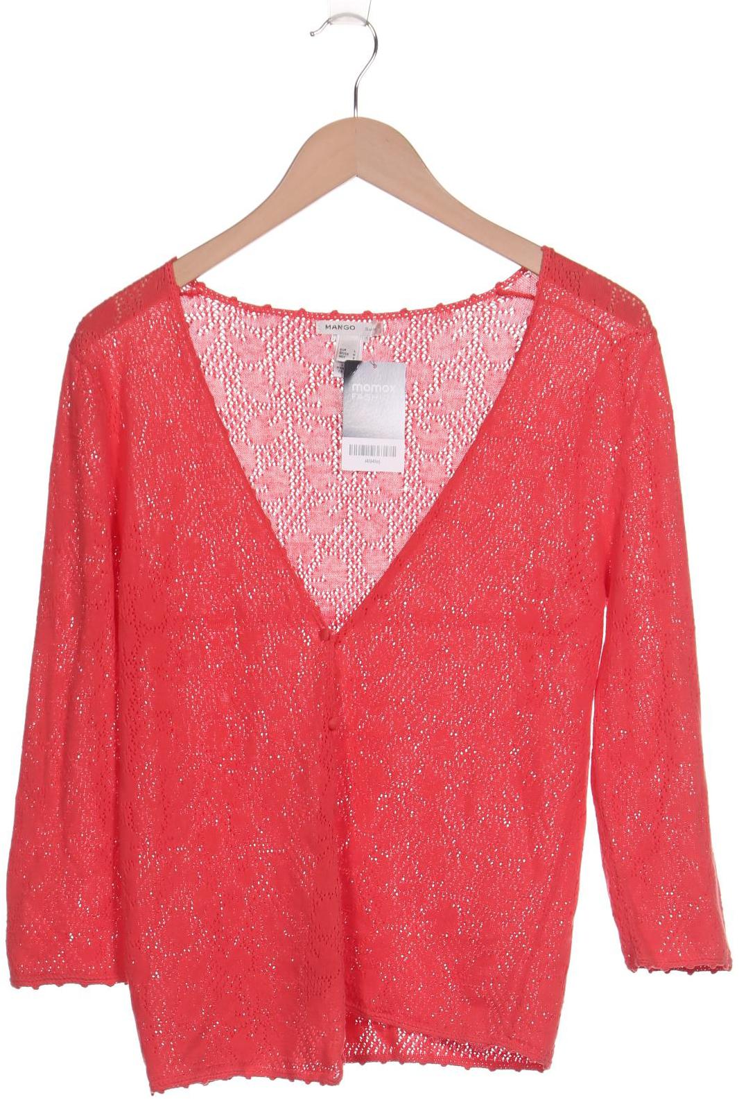 

Mango Damen Strickjacke, orange, Gr. 38