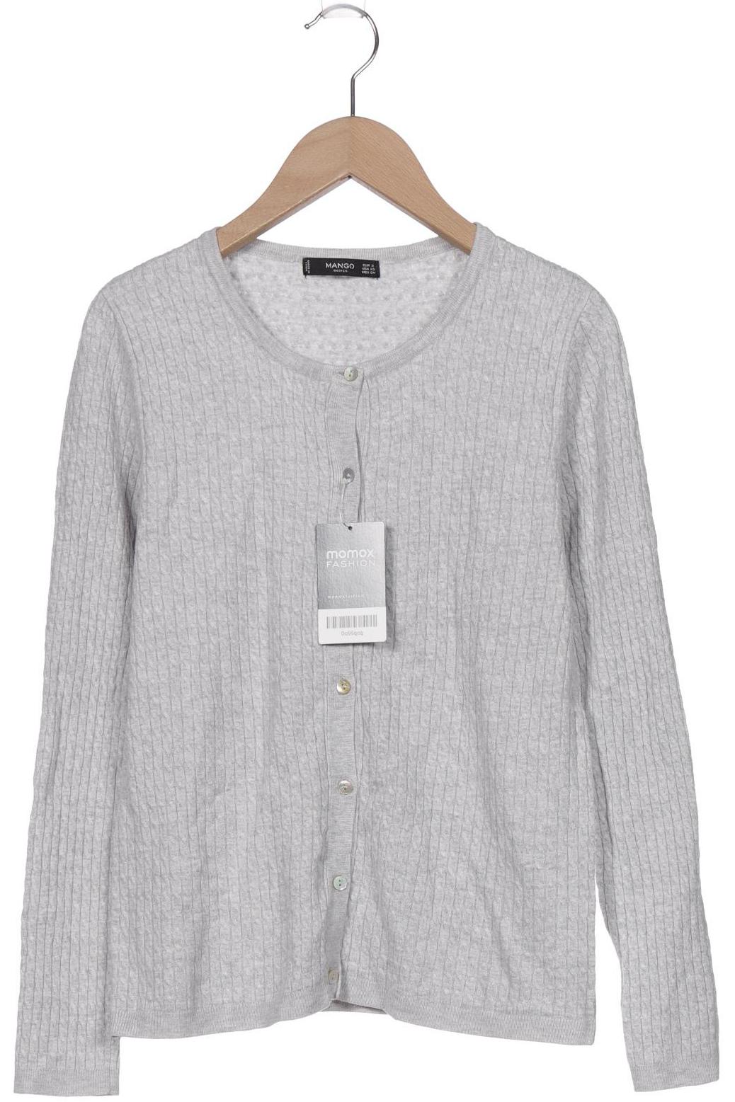 

Mango Damen Strickjacke, grau, Gr. 36