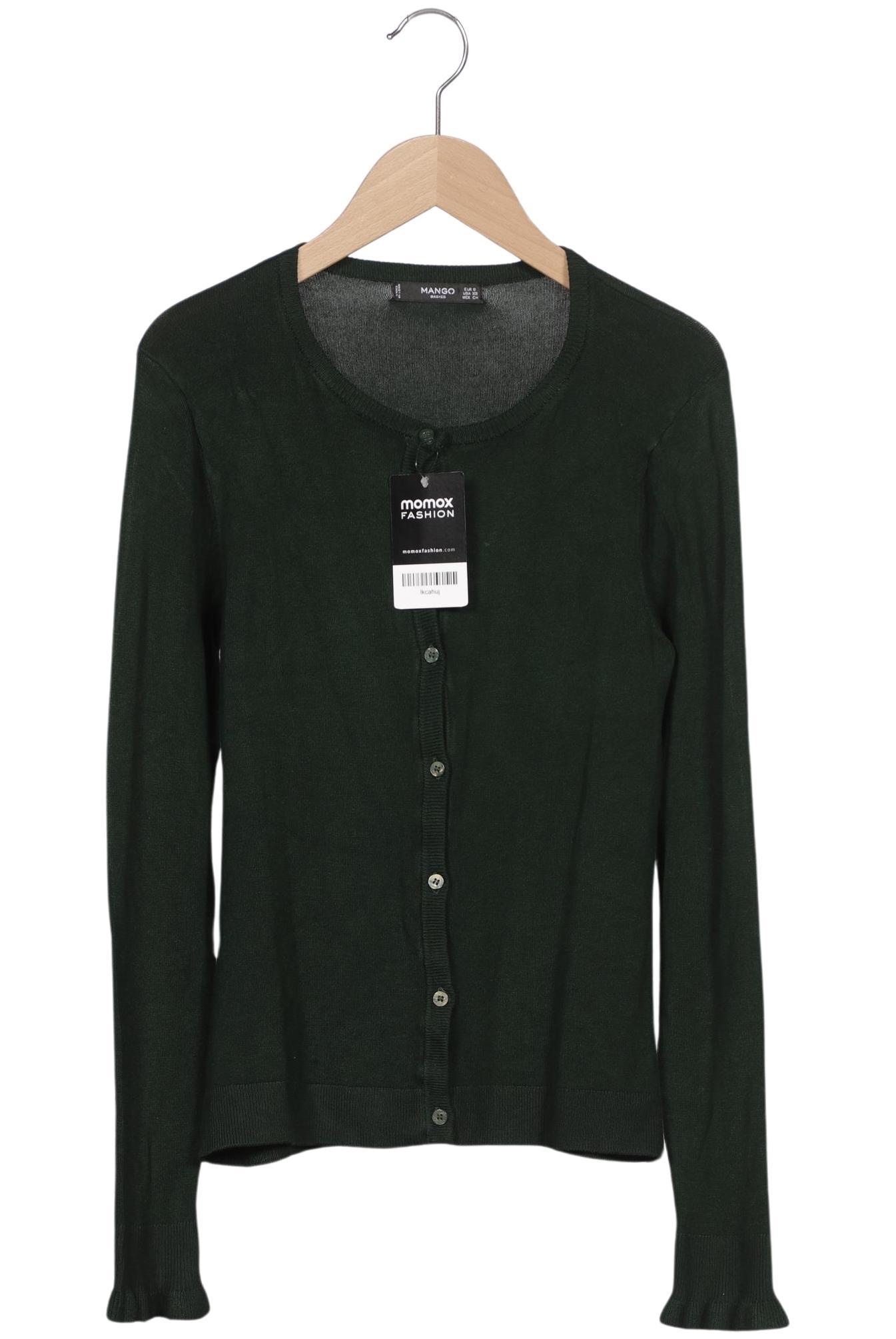 

Mango Damen Strickjacke, grün, Gr. 36
