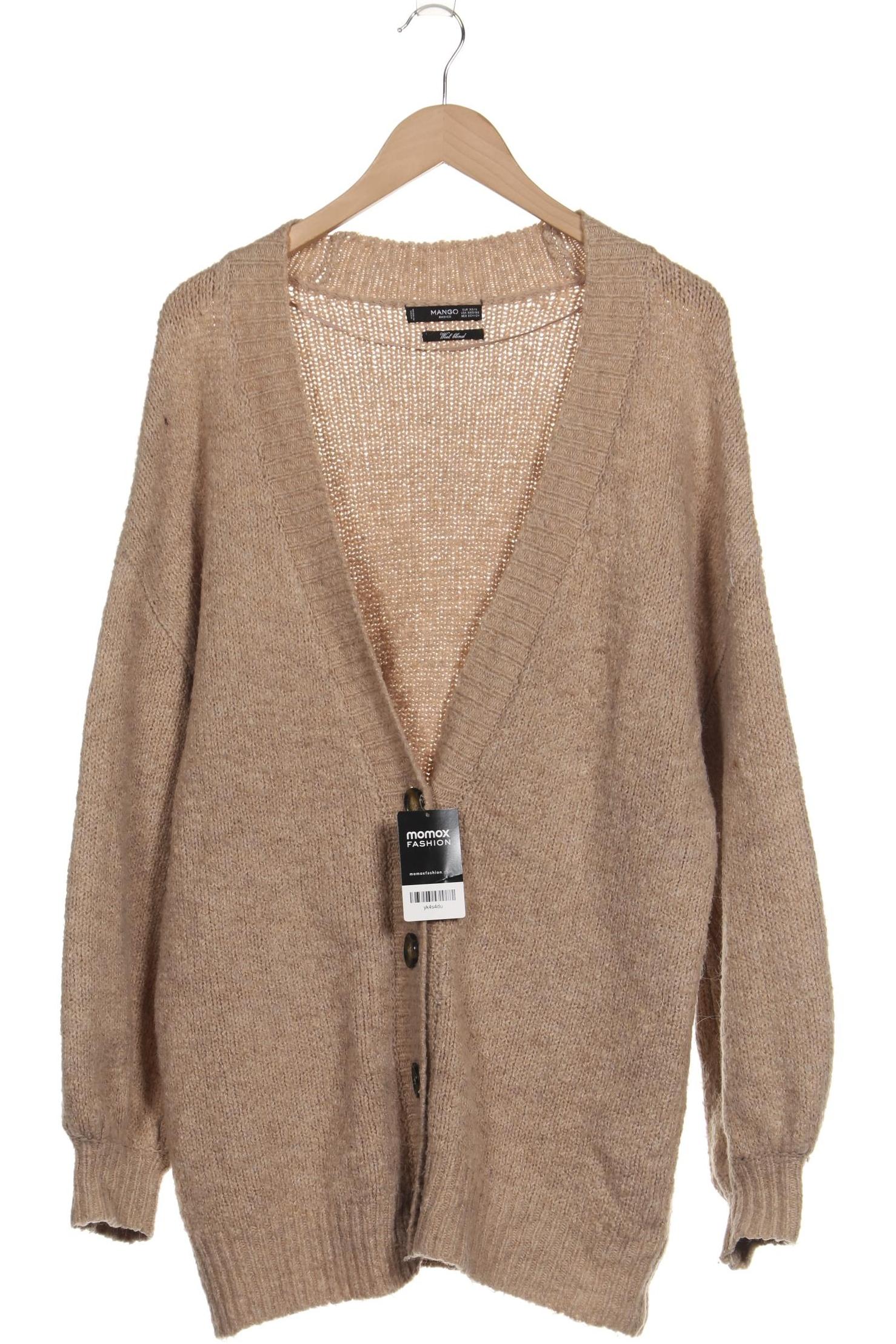 

Mango Damen Strickjacke, beige, Gr. 34