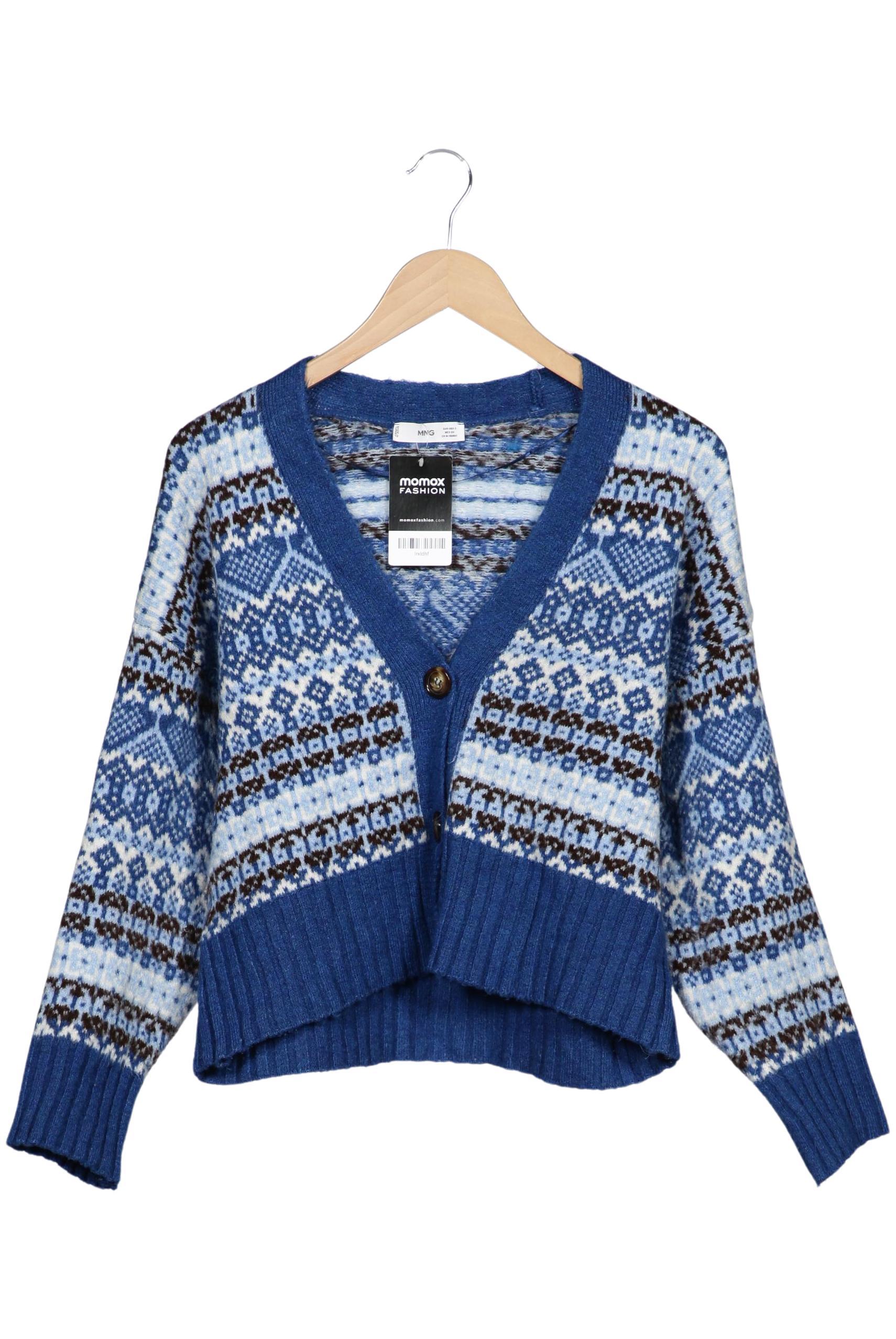 

Mango Damen Strickjacke, hellblau, Gr. 36