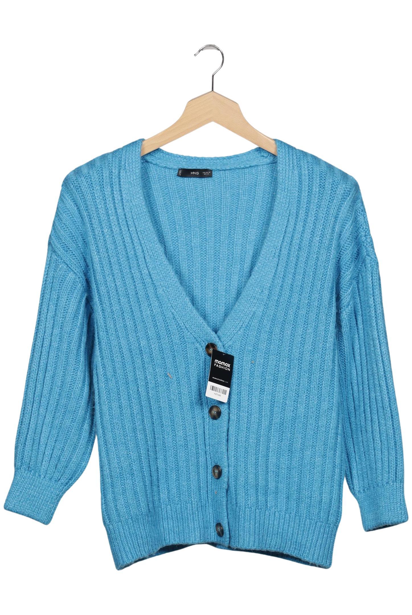 

Mango Damen Strickjacke, hellblau, Gr. 38