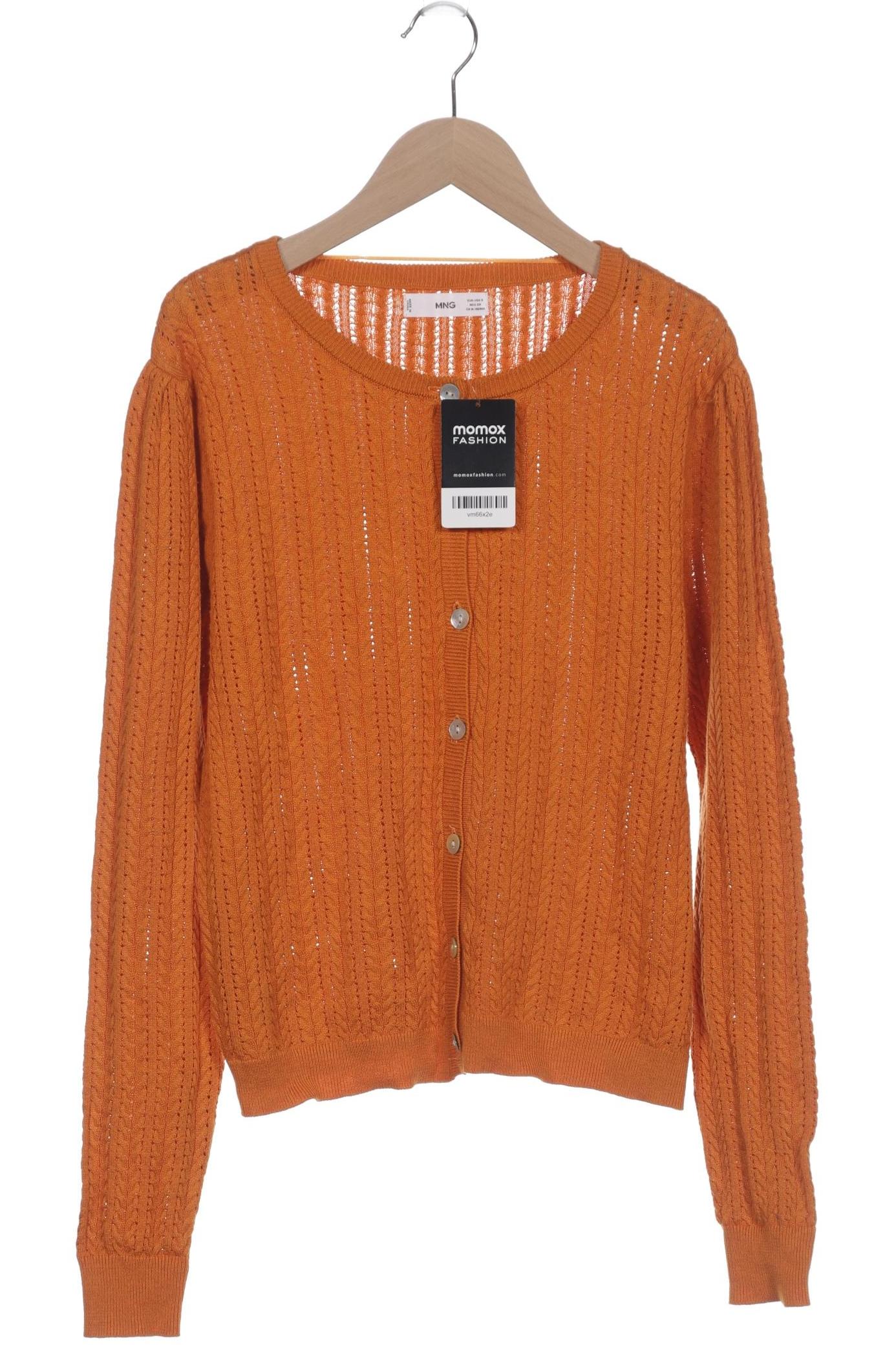 

Mango Damen Strickjacke, orange, Gr. 36