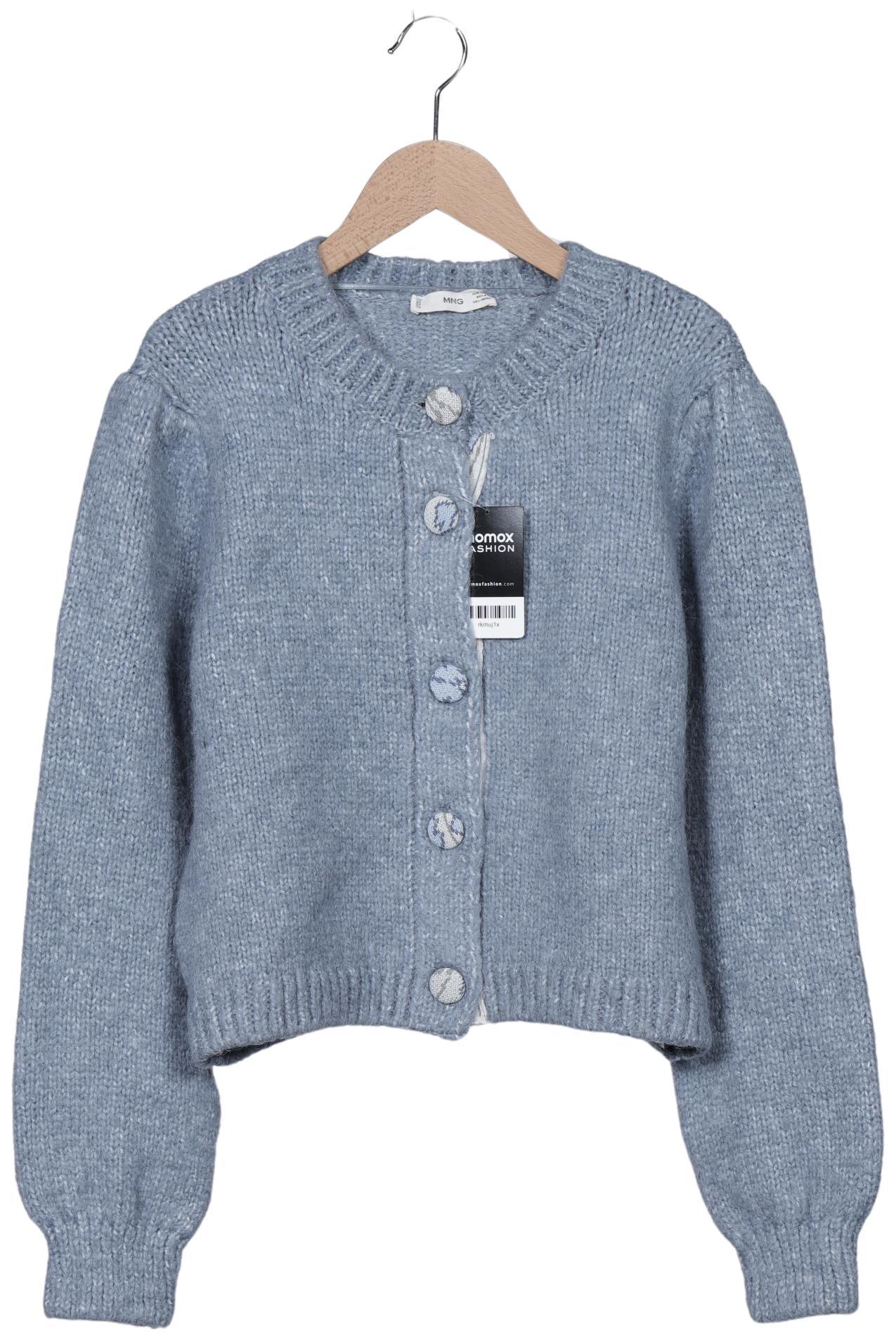 

Mango Damen Strickjacke, hellblau, Gr. 38