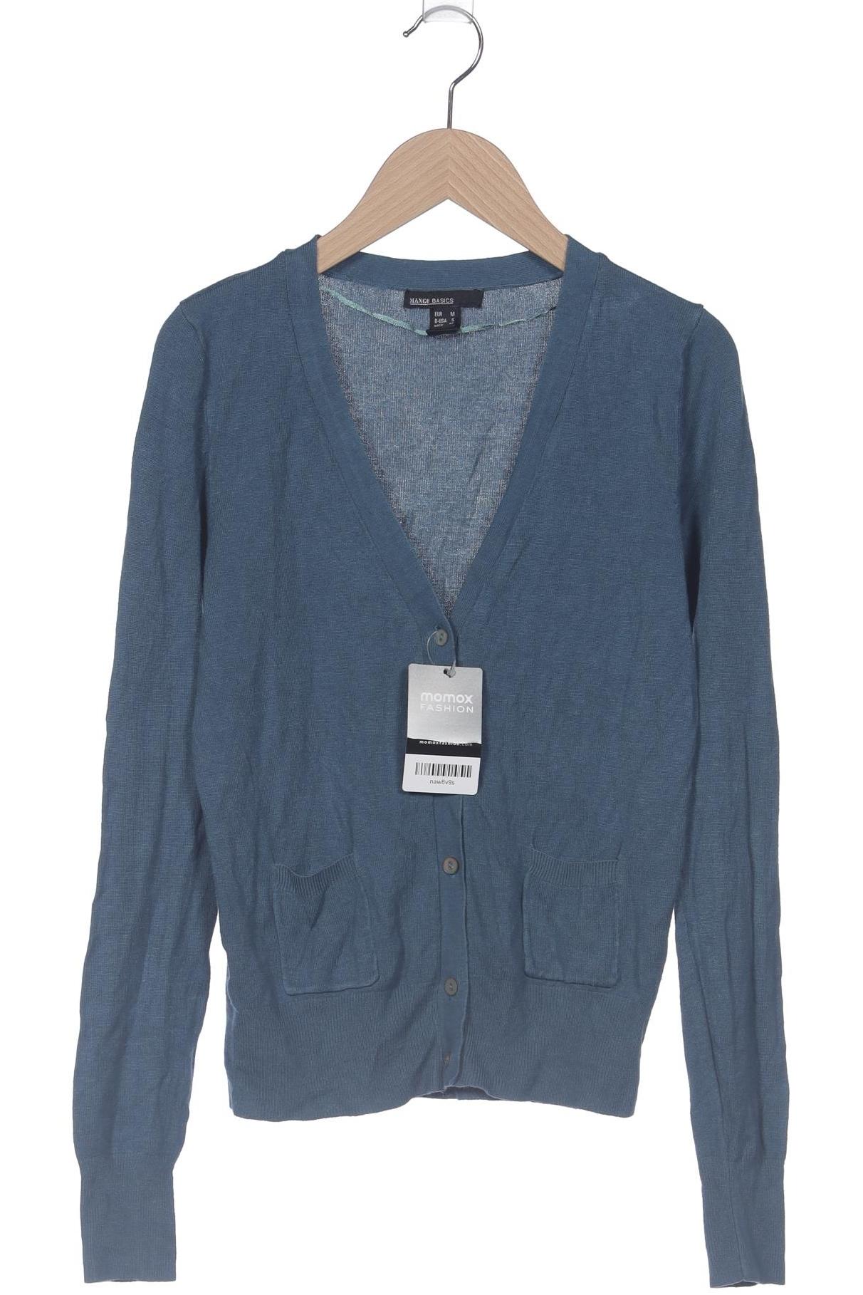 

Mango Damen Strickjacke, blau, Gr. 38