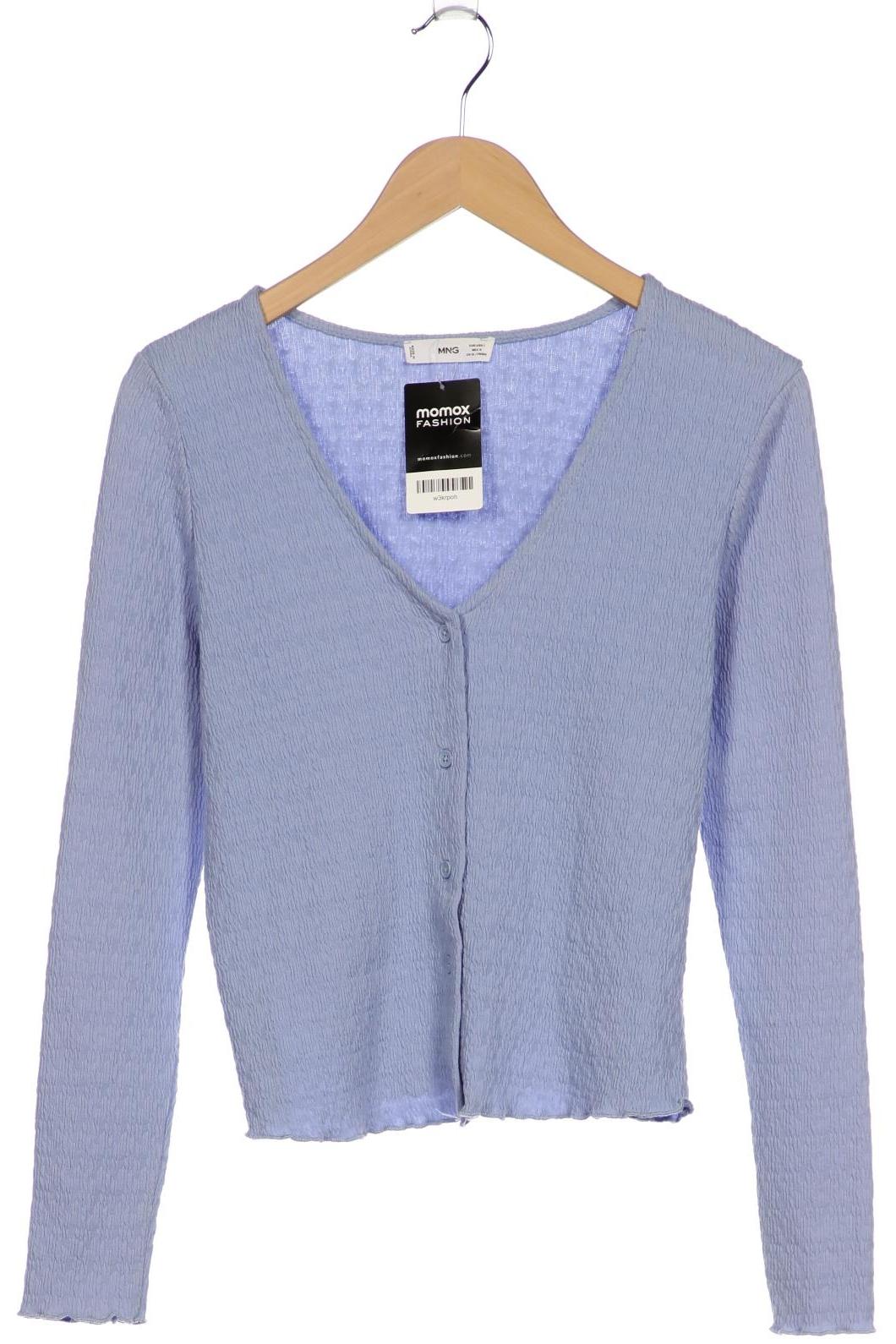 

Mango Damen Strickjacke, hellblau, Gr. 42