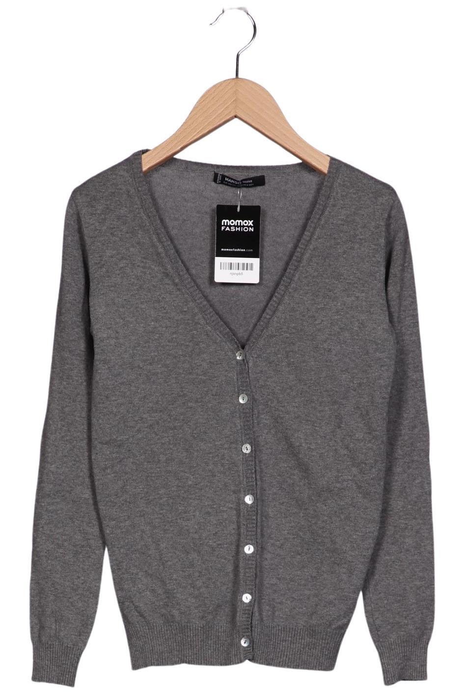 

Mango Damen Strickjacke, grau, Gr. 34