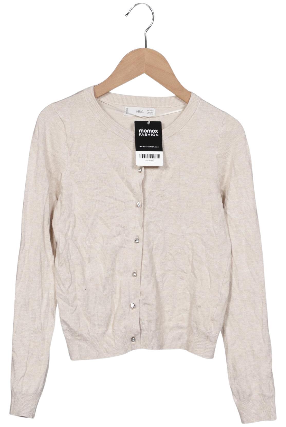 

Mango Damen Strickjacke, beige, Gr. 34