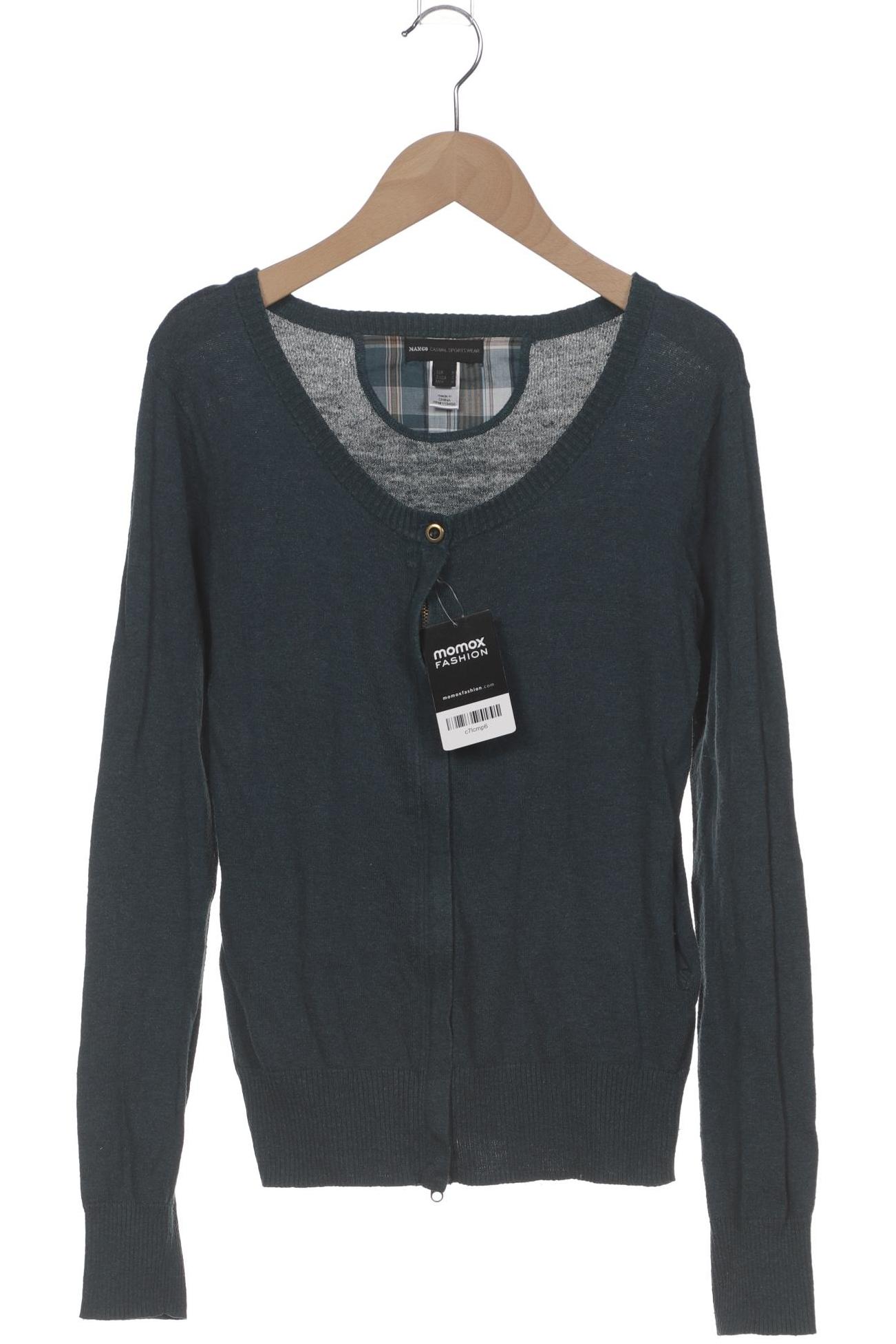 

Mango Damen Strickjacke, türkis, Gr. 38