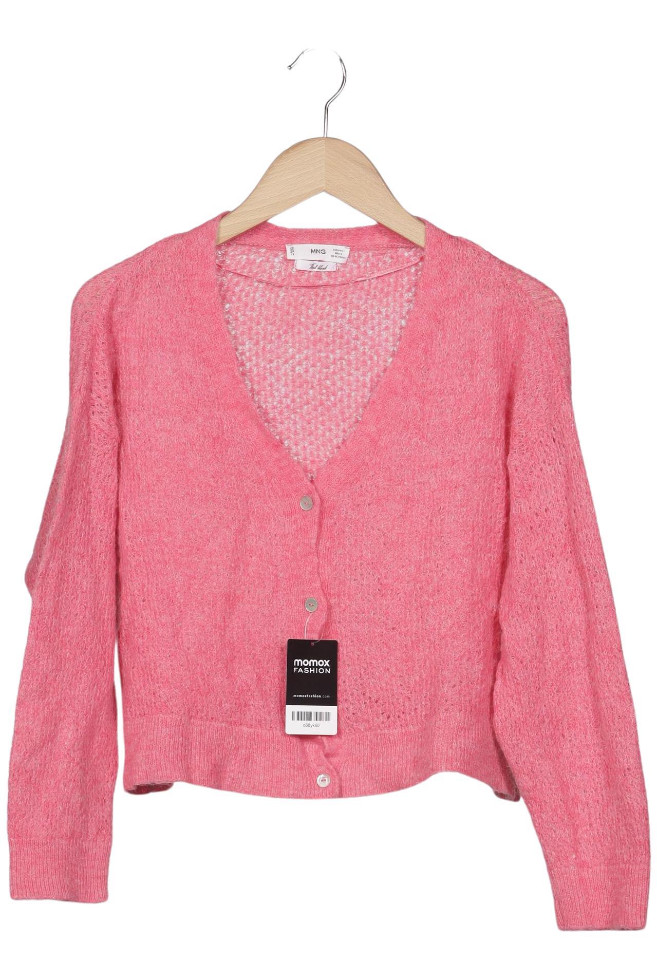 

Mango Damen Strickjacke, pink, Gr. 42