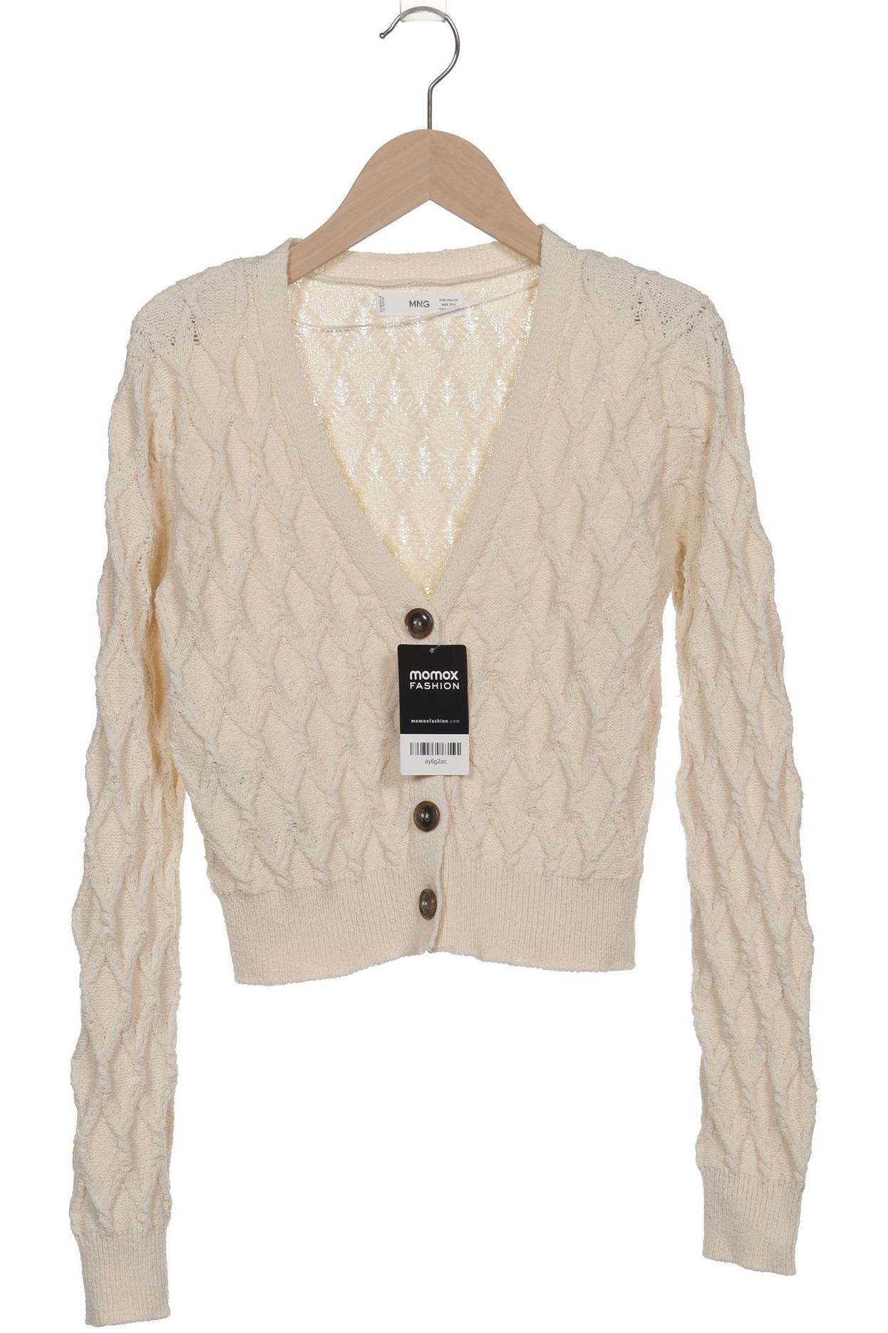 

Mango Damen Strickjacke, cremeweiß, Gr. 34