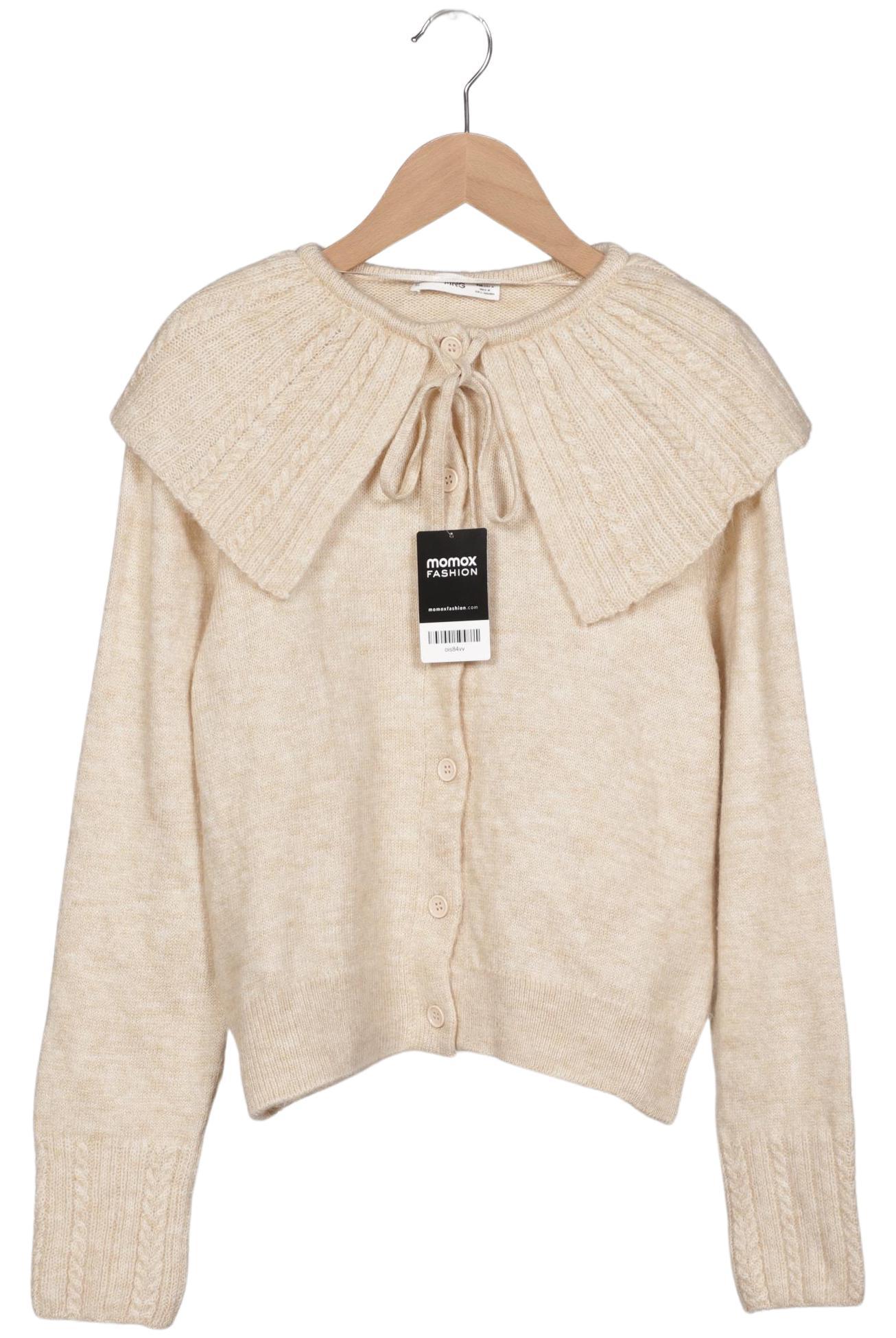 

Mango Damen Strickjacke, beige, Gr. 38